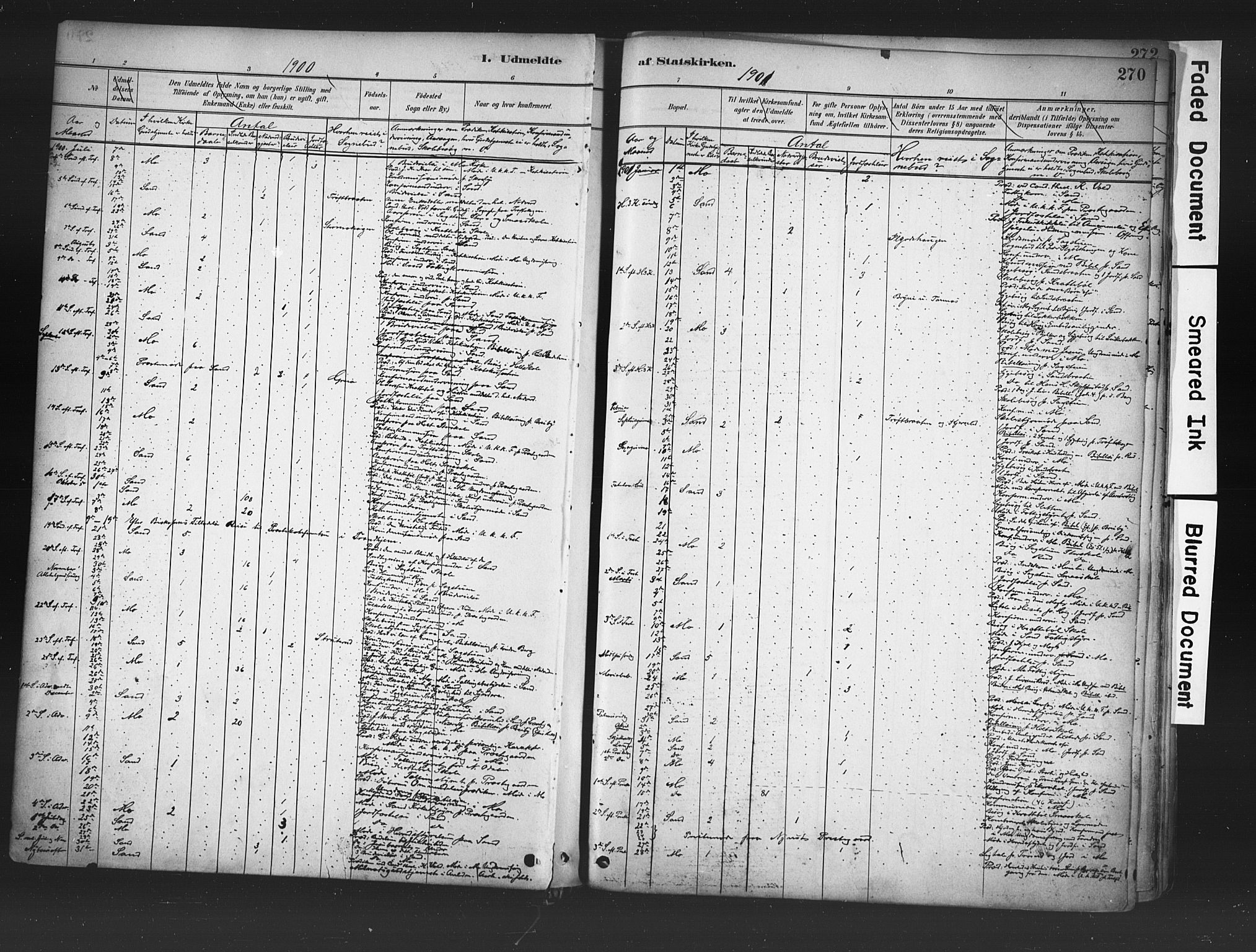 Nord-Odal prestekontor, AV/SAH-PREST-032/H/Ha/Haa/L0006: Parish register (official) no. 6, 1886-1901, p. 270