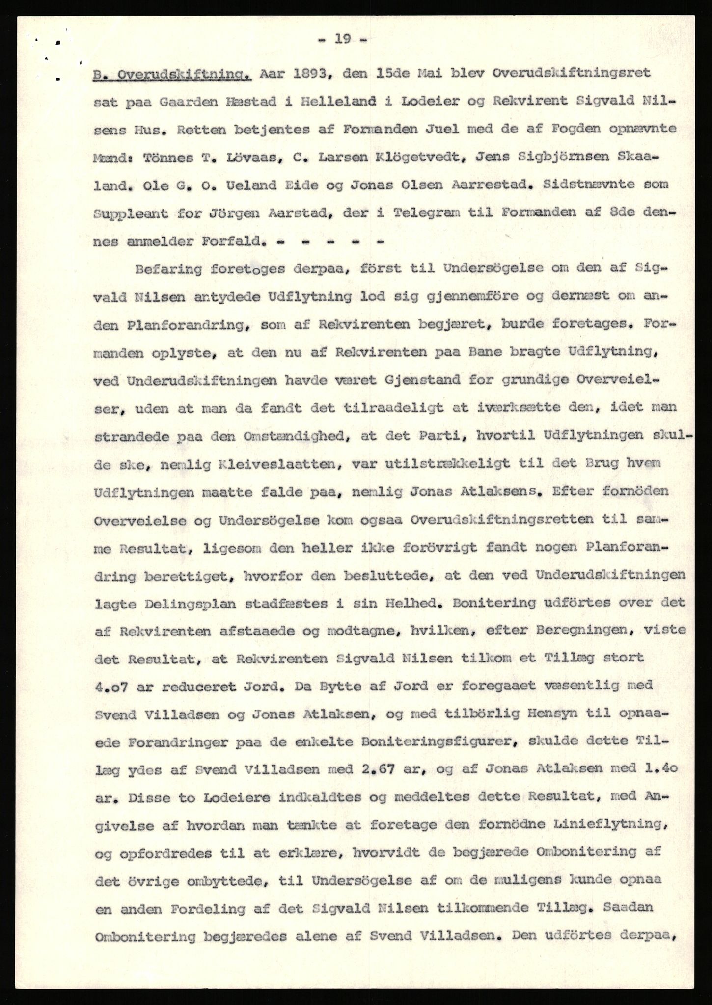 Statsarkivet i Stavanger, SAST/A-101971/03/Y/Yj/L0041: Avskrifter sortert etter gårdsnavn: Hustveit i Vikedal - Høivik indre, 1750-1930, p. 241