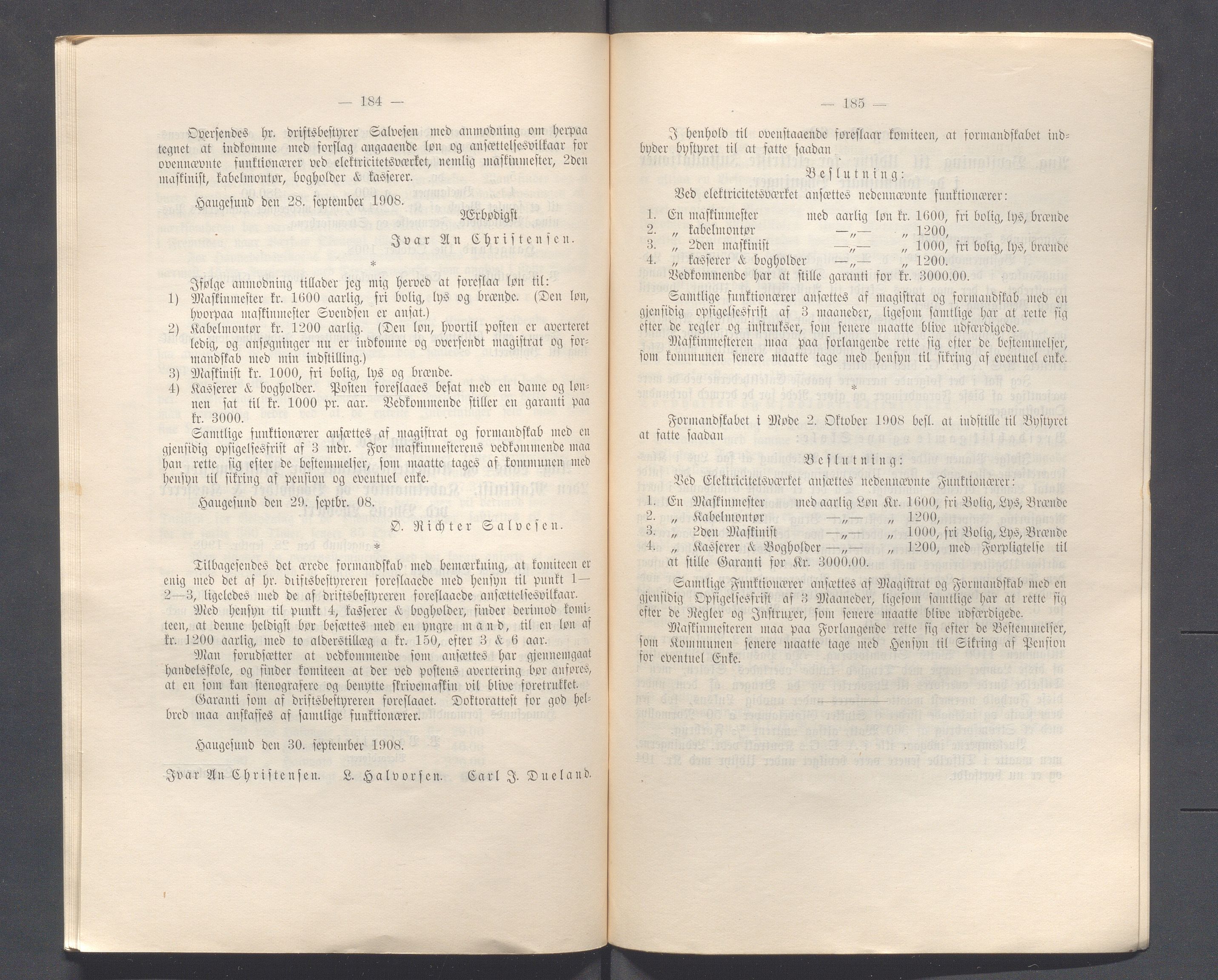 Haugesund kommune - Formannskapet og Bystyret, IKAR/A-740/A/Abb/L0002: Bystyreforhandlinger, 1908-1917, p. 78