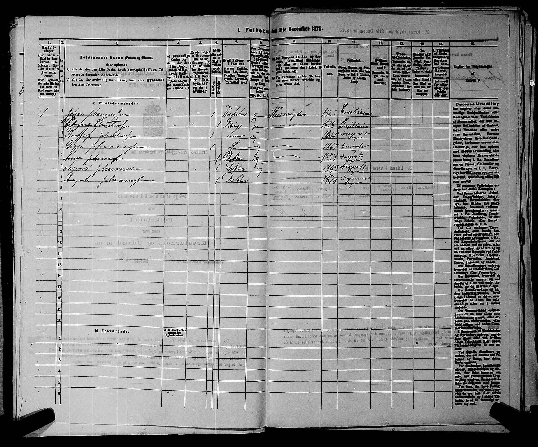 RA, 1875 census for 0118P Aremark, 1875, p. 99