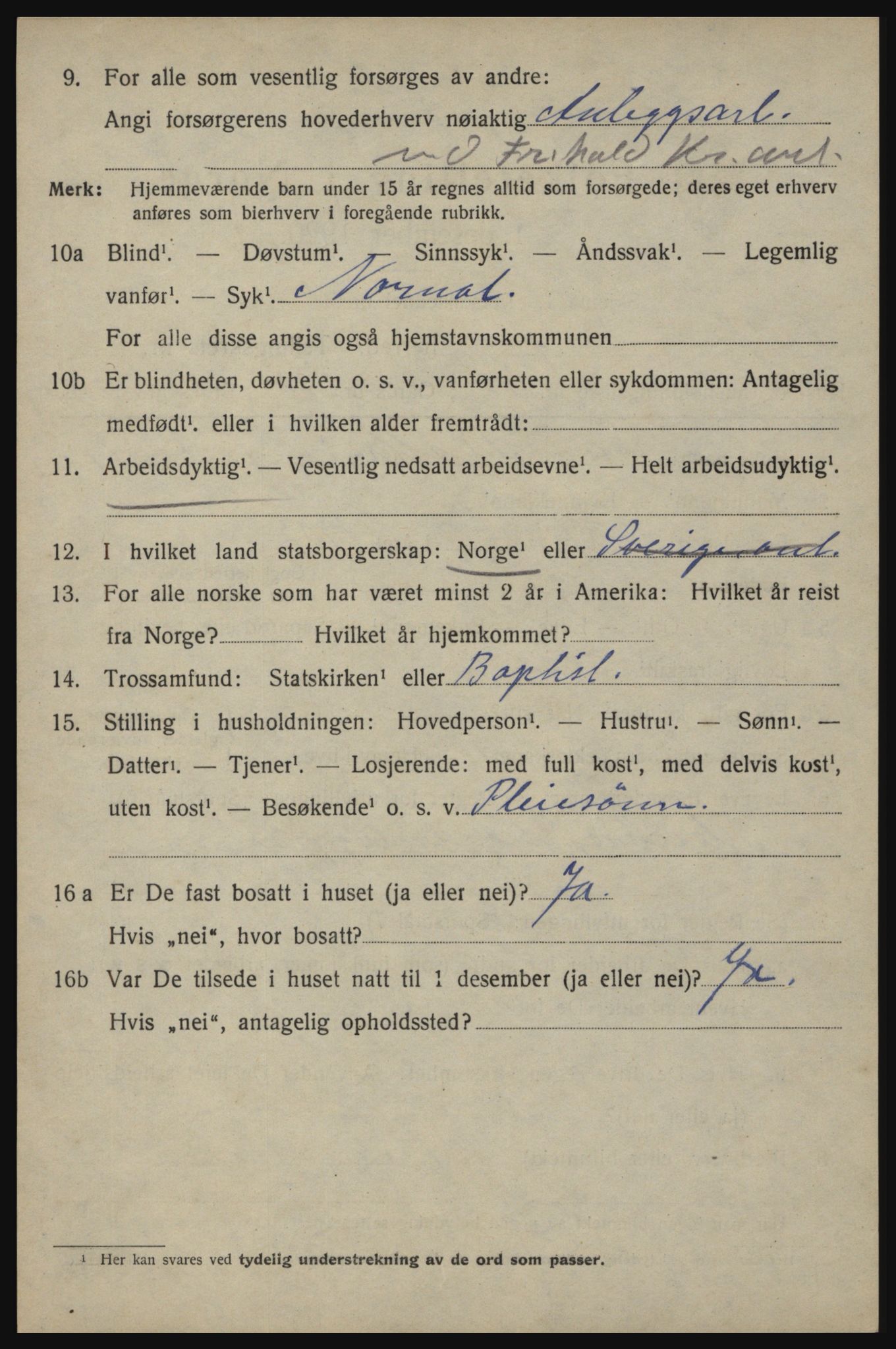 SAO, 1920 census for Berg, 1920, p. 11246