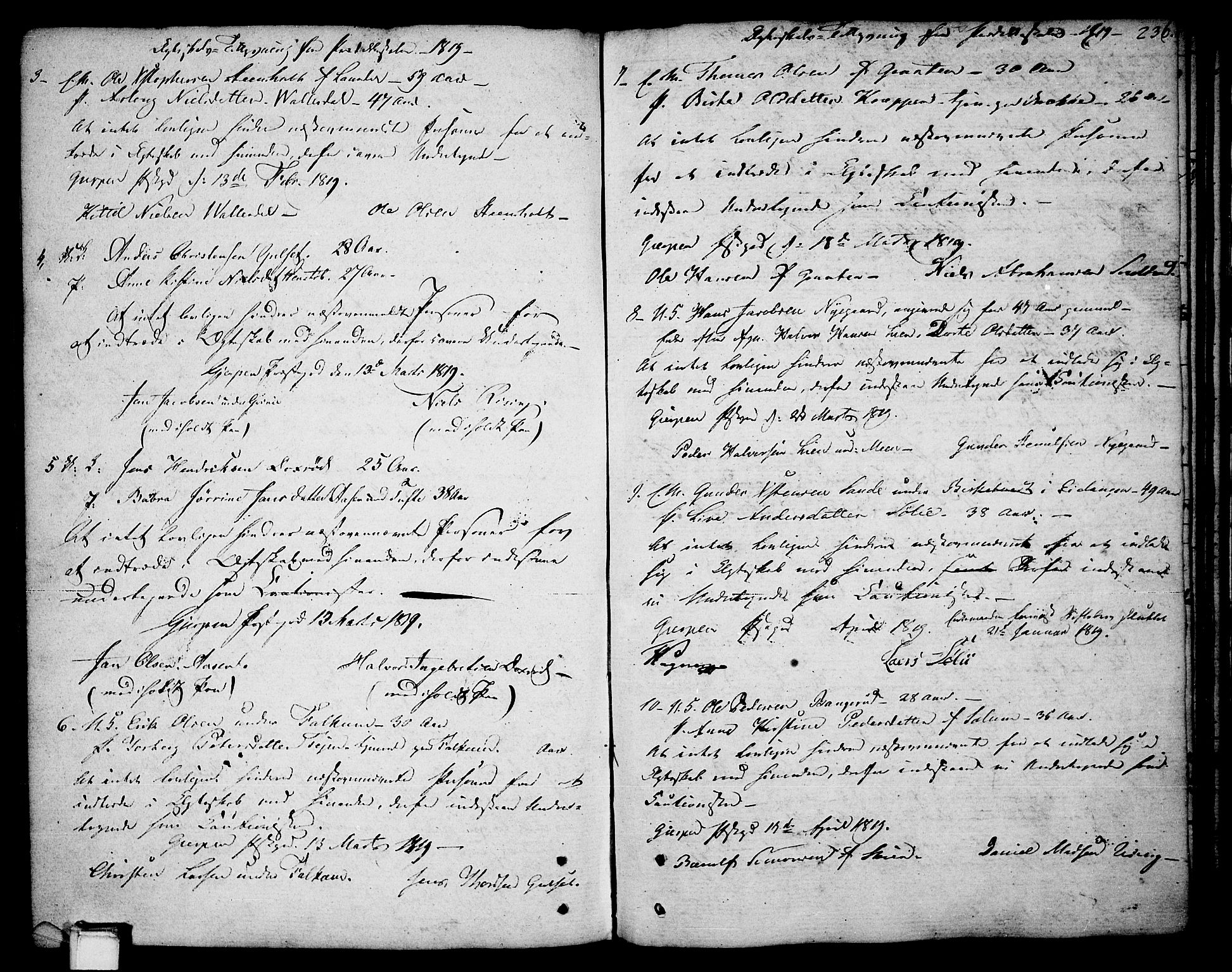 Gjerpen kirkebøker, SAKO/A-265/F/Fa/L0003: Parish register (official) no. I 3, 1796-1814, p. 236