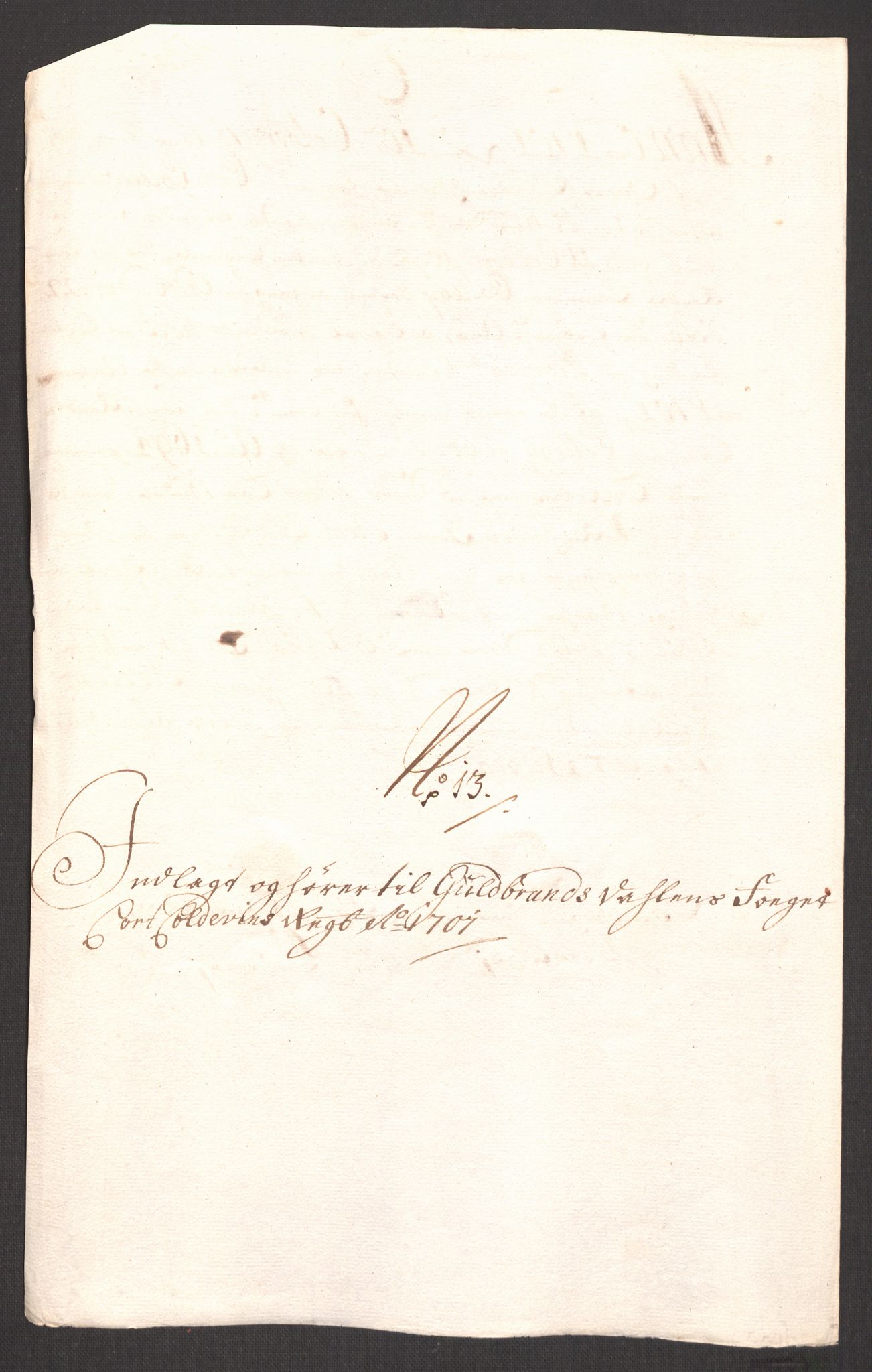 Rentekammeret inntil 1814, Reviderte regnskaper, Fogderegnskap, RA/EA-4092/R17/L1174: Fogderegnskap Gudbrandsdal, 1701, p. 138
