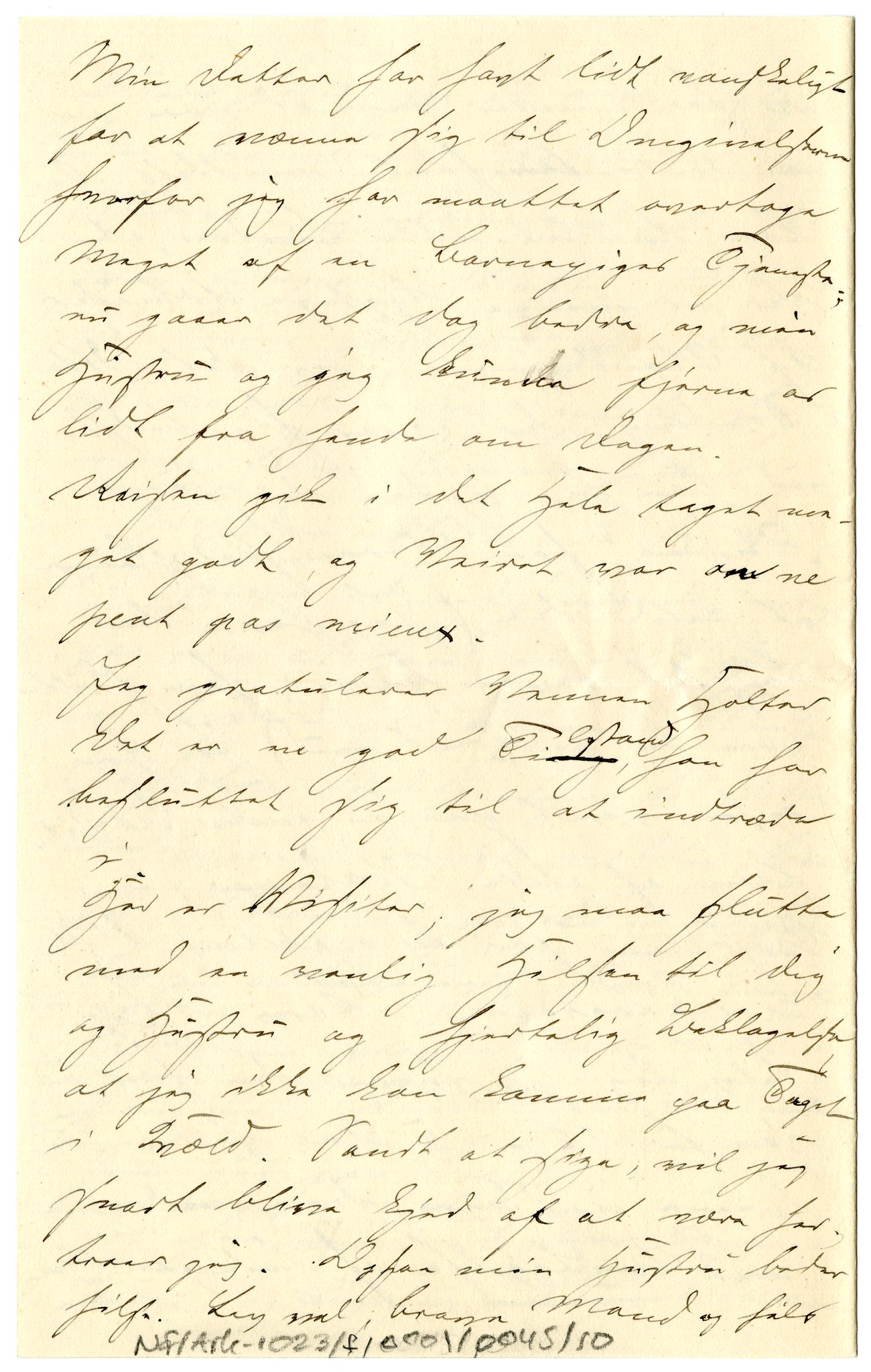 Diderik Maria Aalls brevsamling, NF/Ark-1023/F/L0001: D.M. Aalls brevsamling. A - B, 1738-1889, p. 556