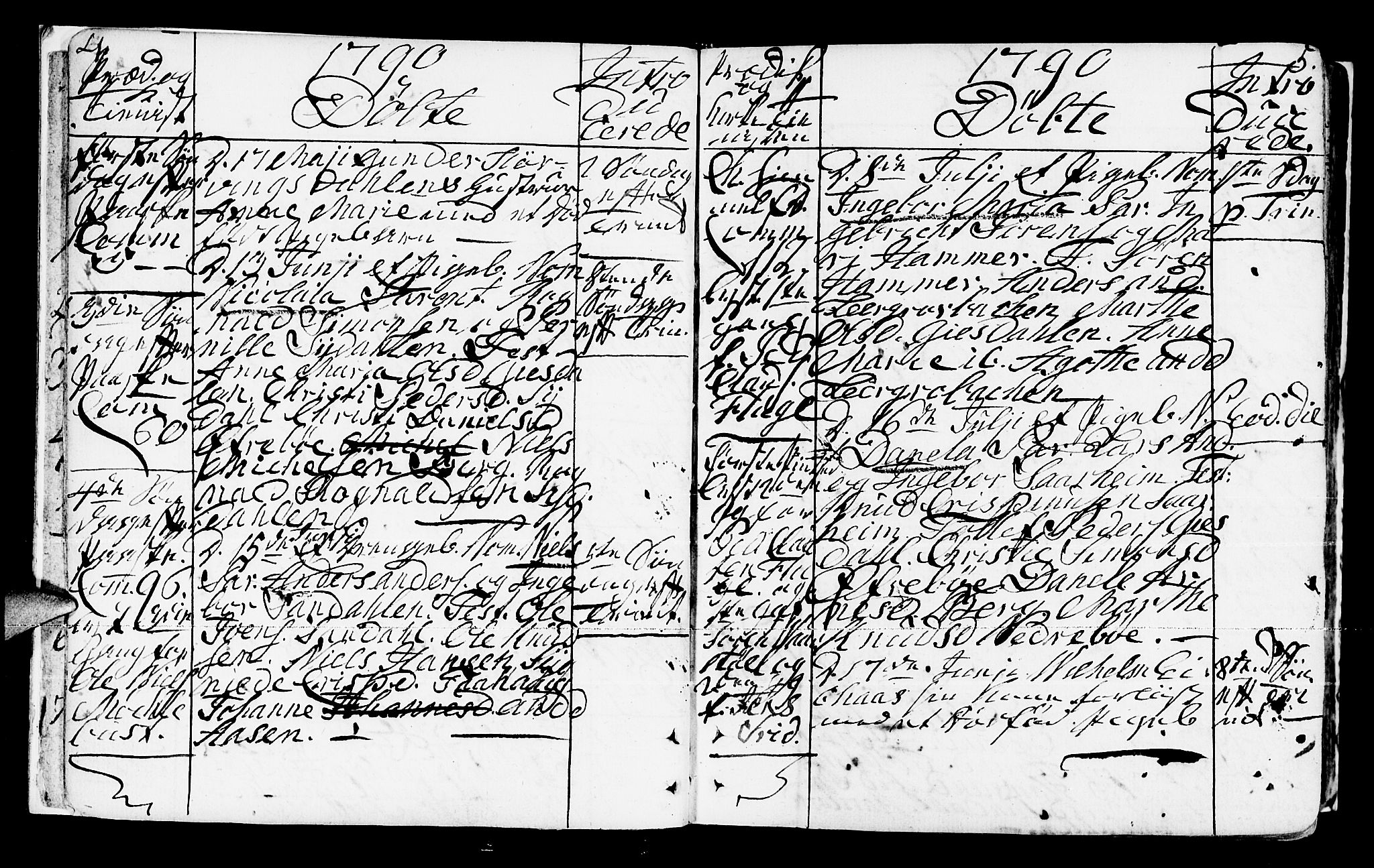 Jølster sokneprestembete, SAB/A-80701/H/Haa/Haaa/L0005: Parish register (official) no. A 5, 1790-1821, p. 4-5