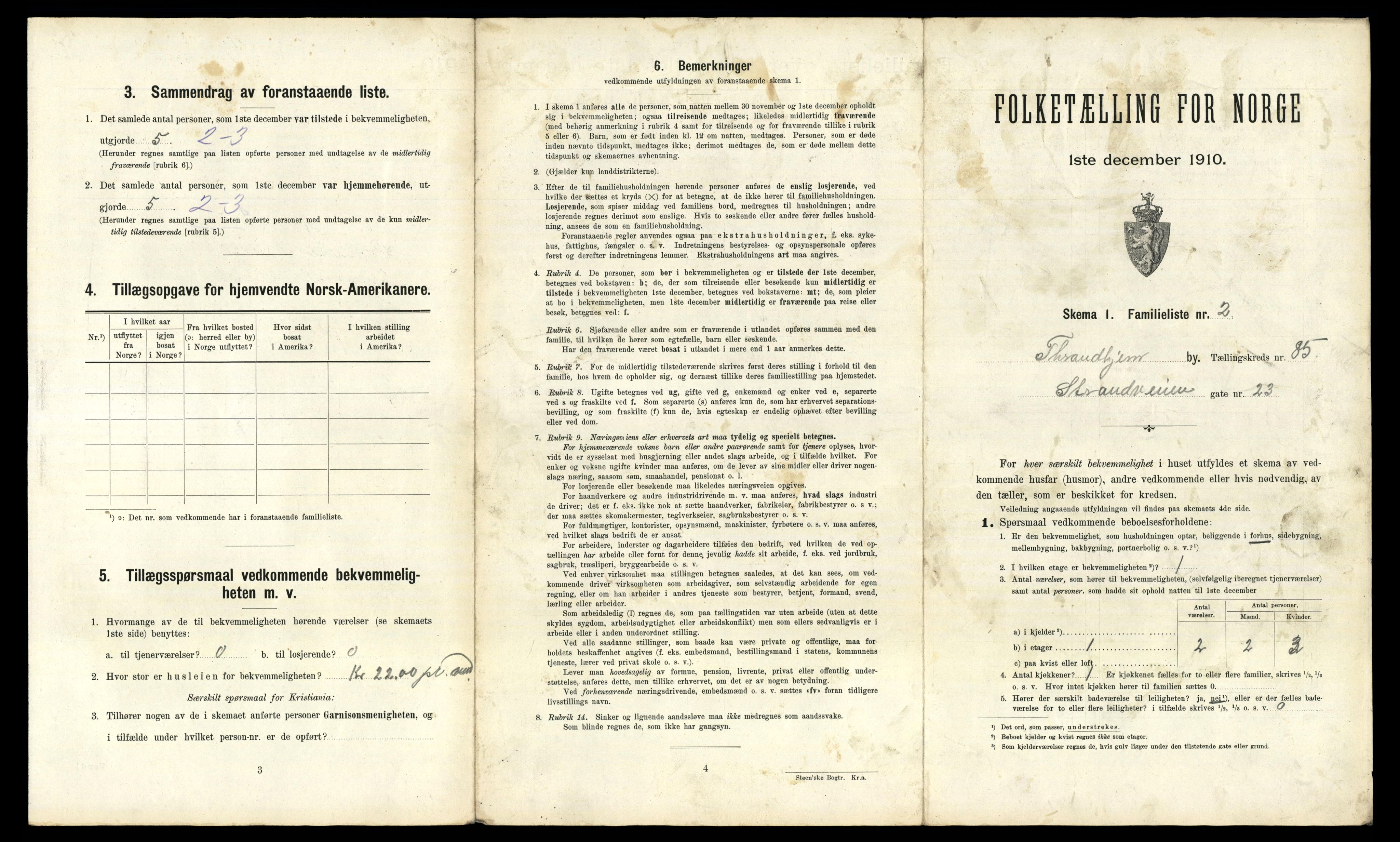 RA, 1910 census for Trondheim, 1910, p. 25923