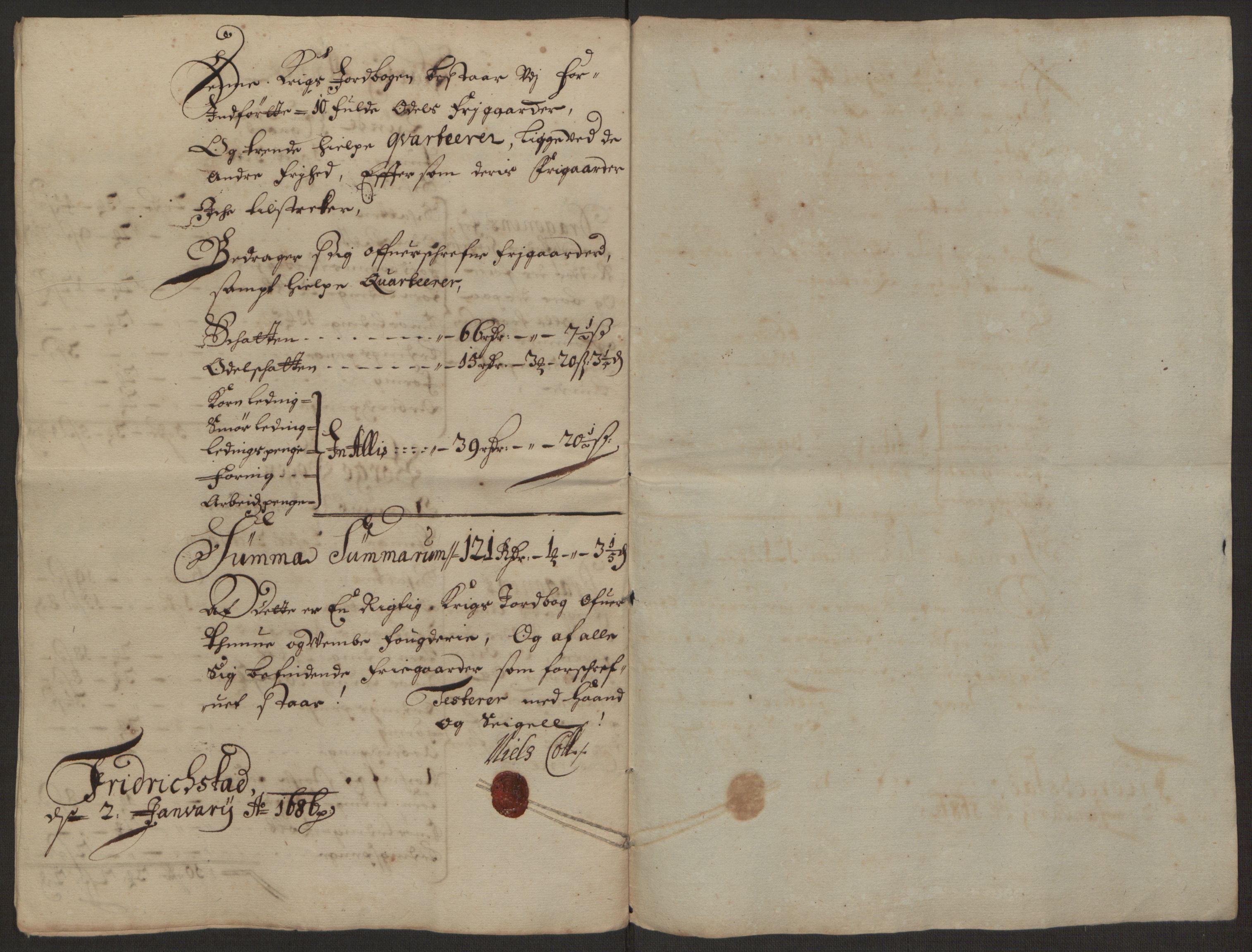 Rentekammeret inntil 1814, Reviderte regnskaper, Fogderegnskap, AV/RA-EA-4092/R03/L0118: Fogderegnskap Onsøy, Tune, Veme og Åbygge fogderi, 1684-1689, p. 181