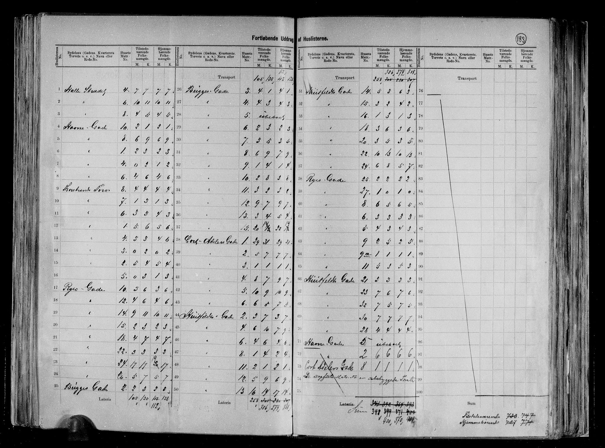 RA, 1891 census for 0707 Larvik, 1891, p. 8