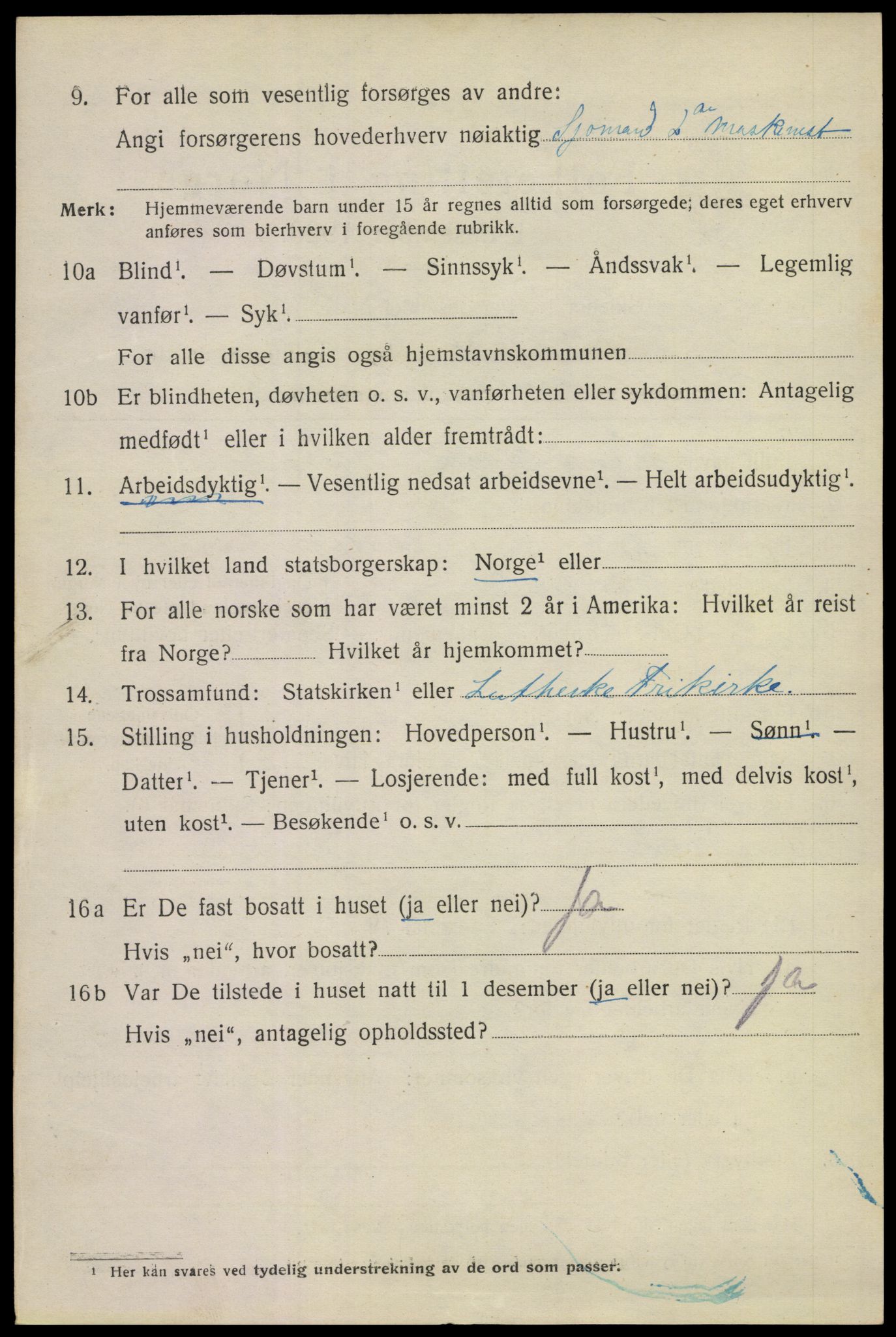 SAKO, 1920 census for Sandefjord, 1920, p. 4317