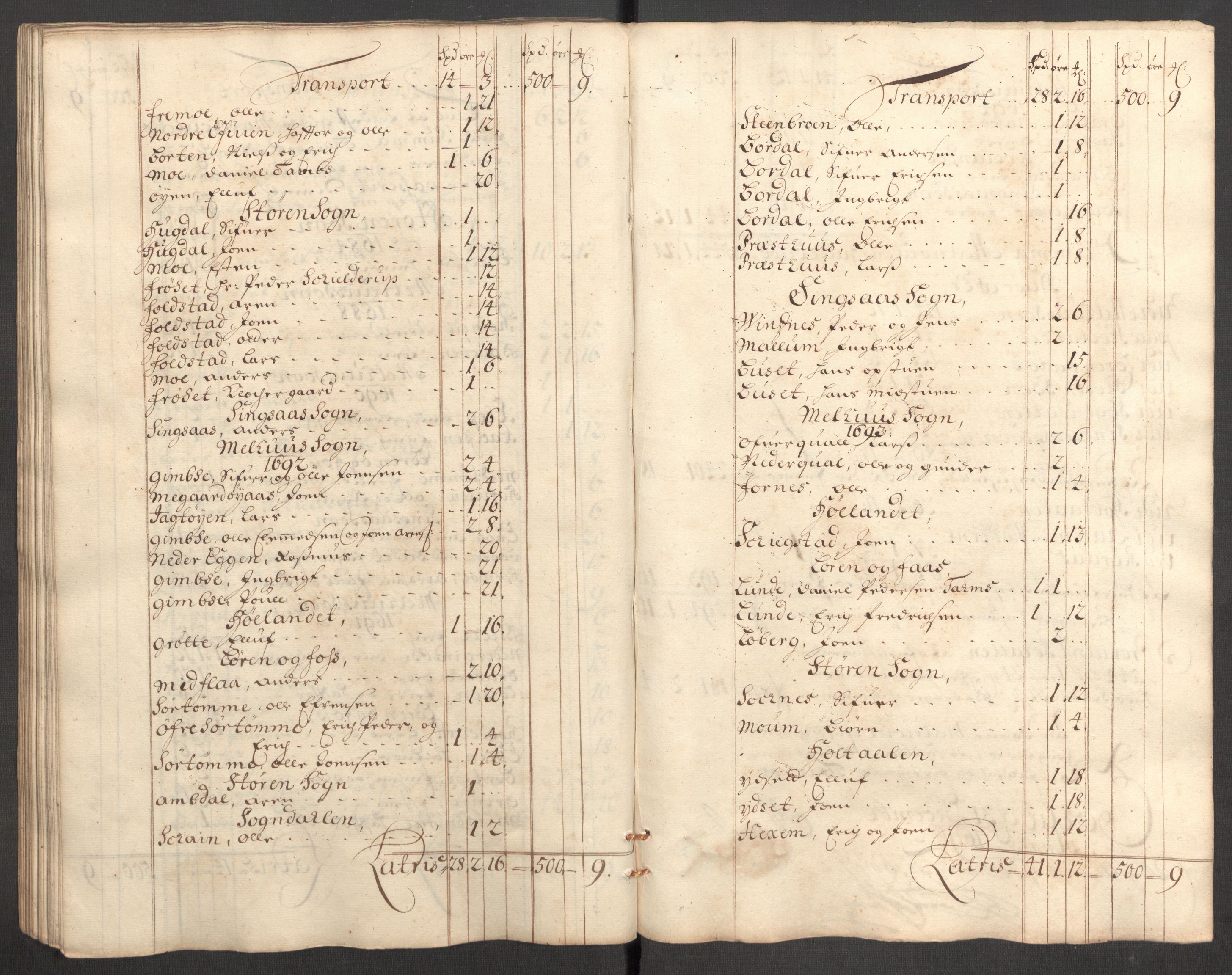 Rentekammeret inntil 1814, Reviderte regnskaper, Fogderegnskap, RA/EA-4092/R60/L3946: Fogderegnskap Orkdal og Gauldal, 1696, p. 297