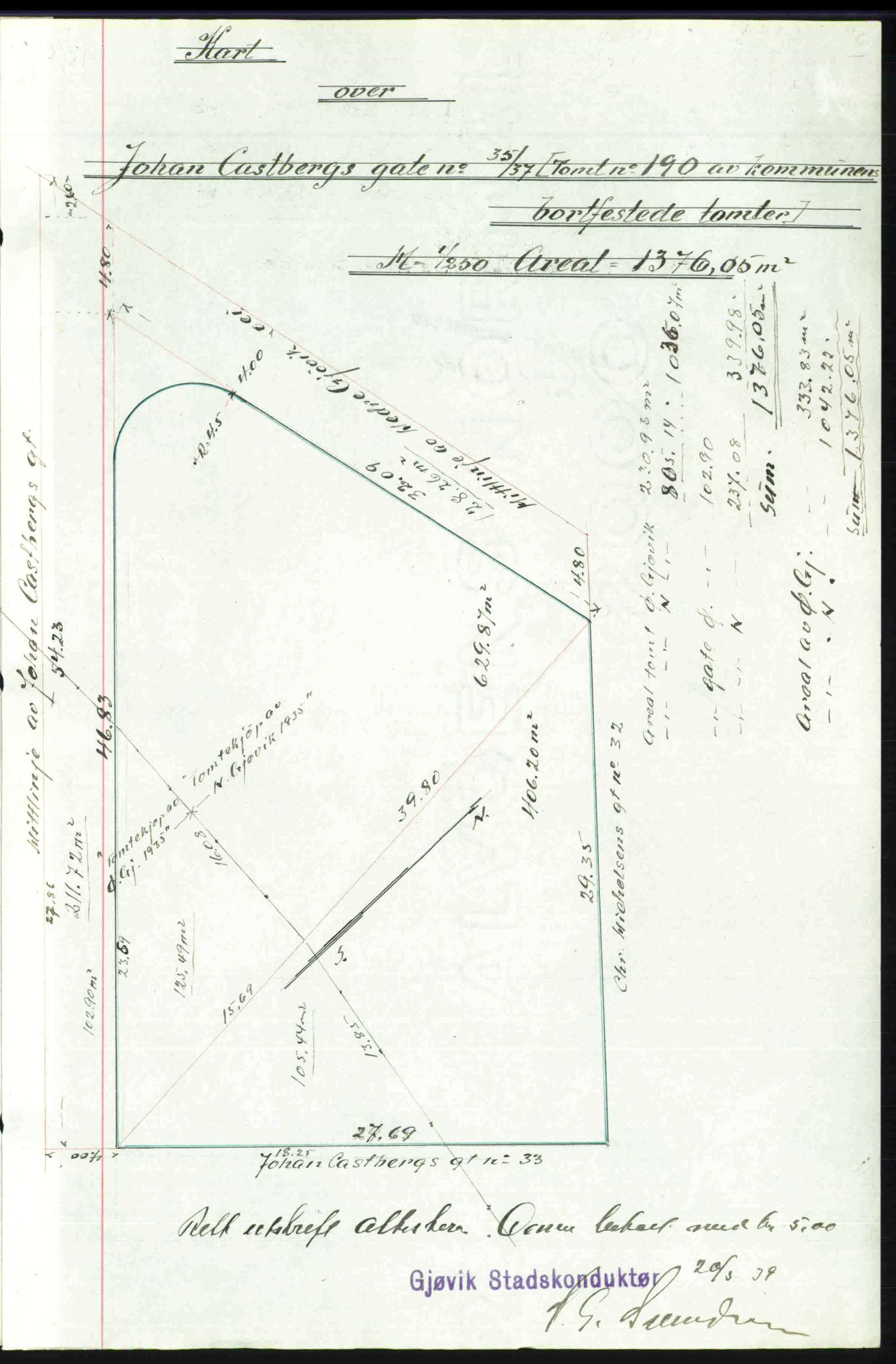 Toten tingrett, SAH/TING-006/H/Hb/Hbc/L0006: Mortgage book no. Hbc-06, 1939-1939, Diary no: : 1583/1939