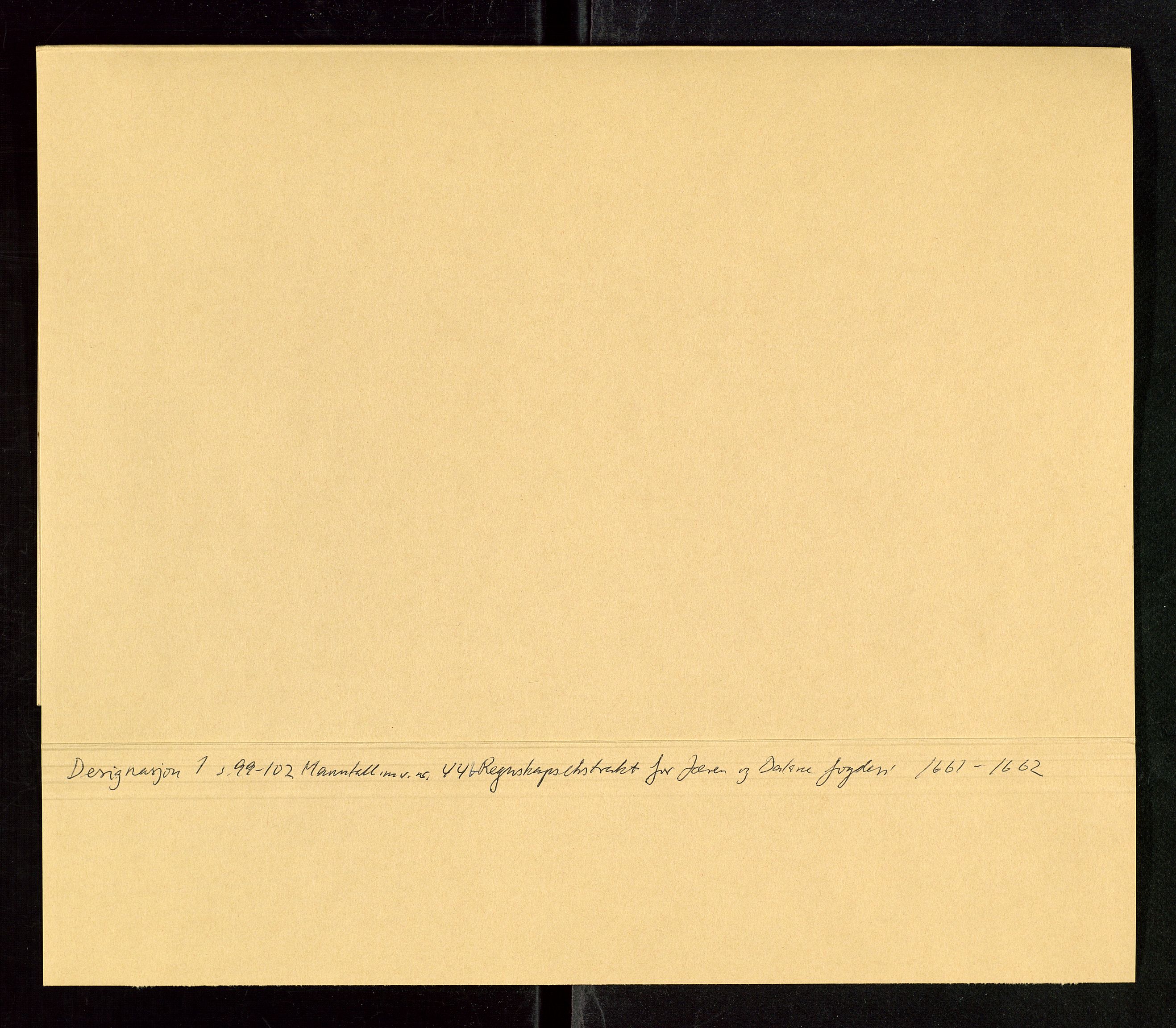 Stavanger len, AV/SAST-A-101870/Ob/L0030: Diverse, 1659-1662, p. 260