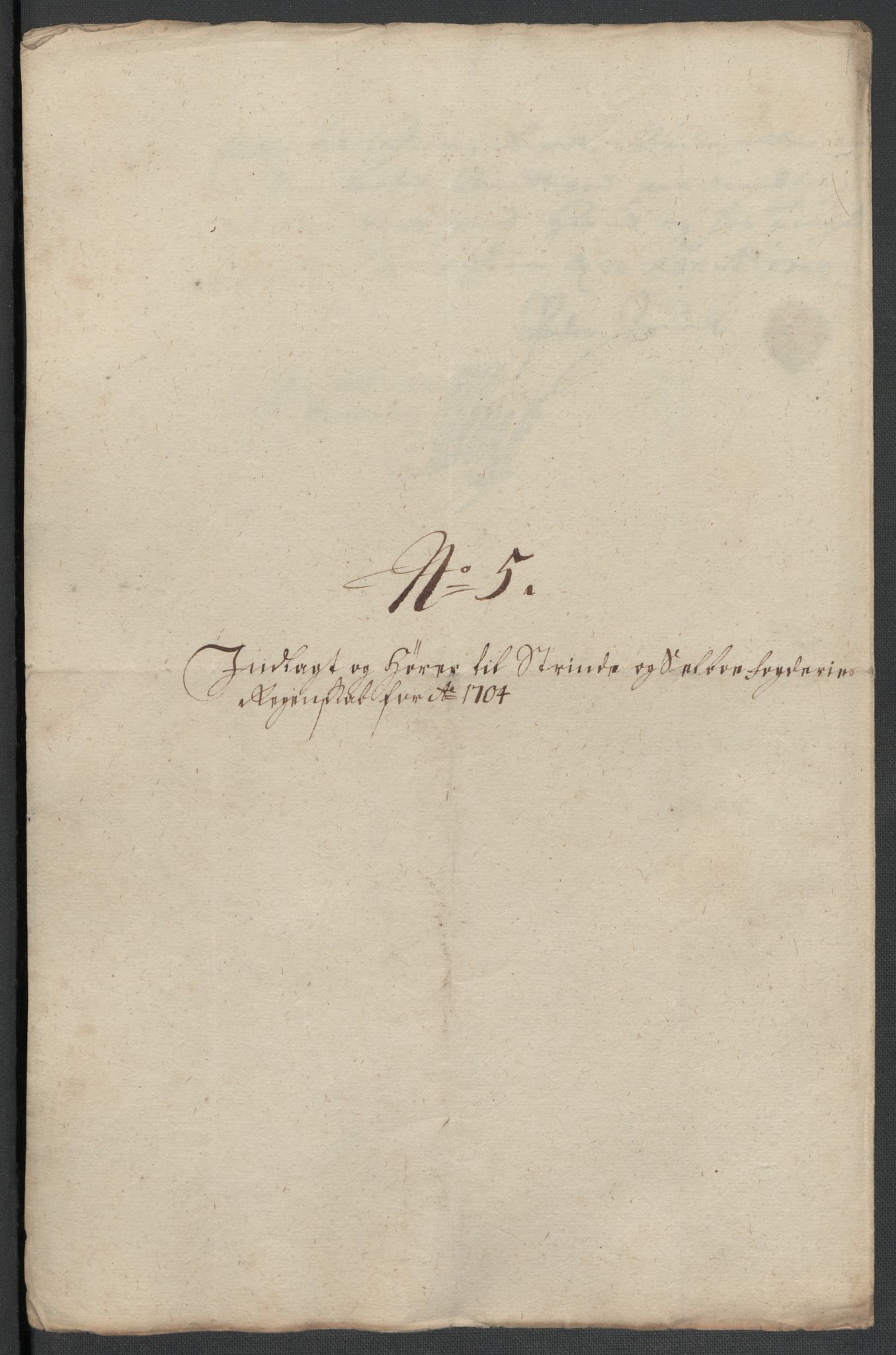Rentekammeret inntil 1814, Reviderte regnskaper, Fogderegnskap, RA/EA-4092/R61/L4109: Fogderegnskap Strinda og Selbu, 1704-1706, p. 97