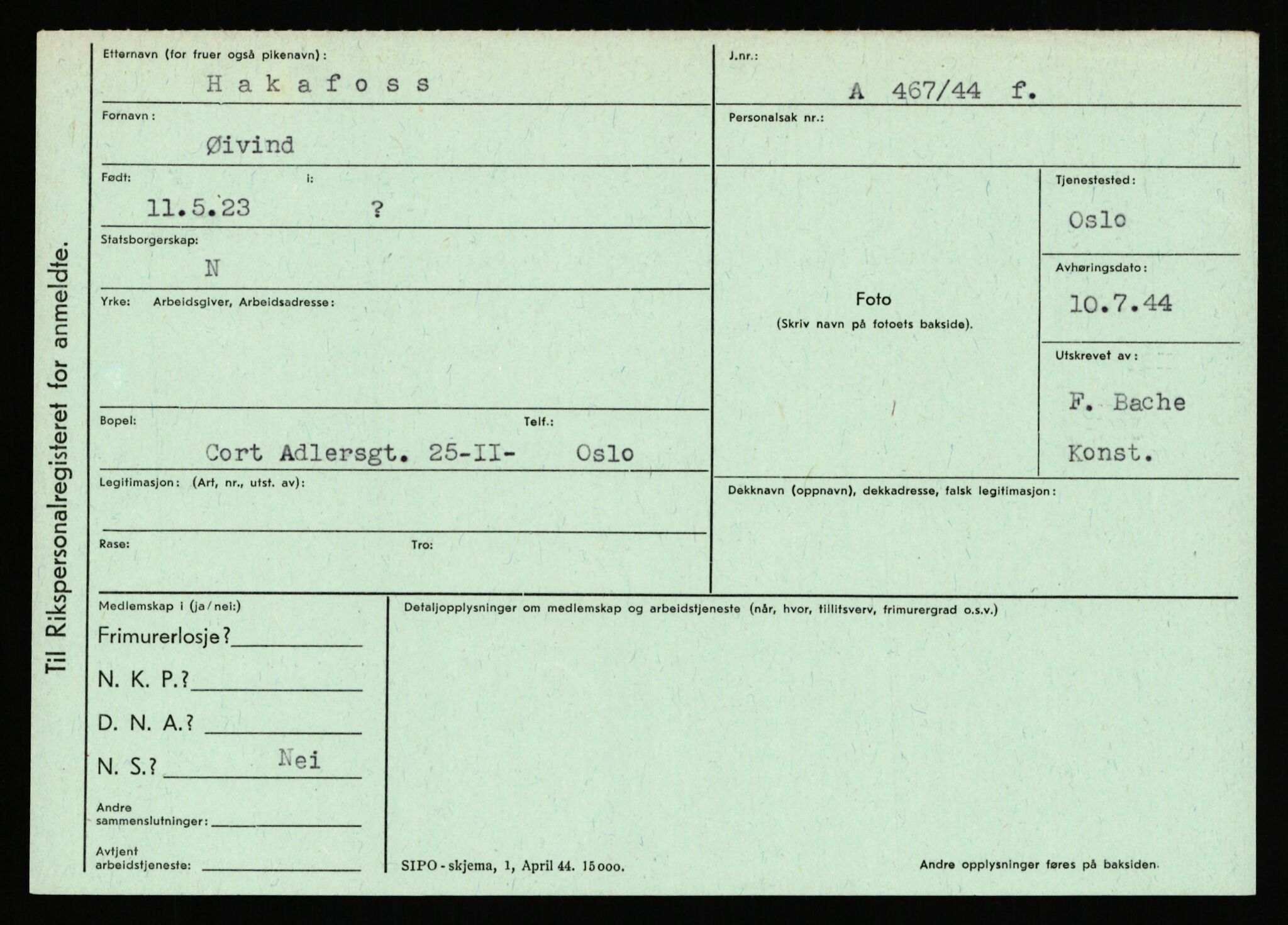 Statspolitiet - Hovedkontoret / Osloavdelingen, AV/RA-S-1329/C/Ca/L0005: Furali - Hamula, 1943-1945, p. 4210