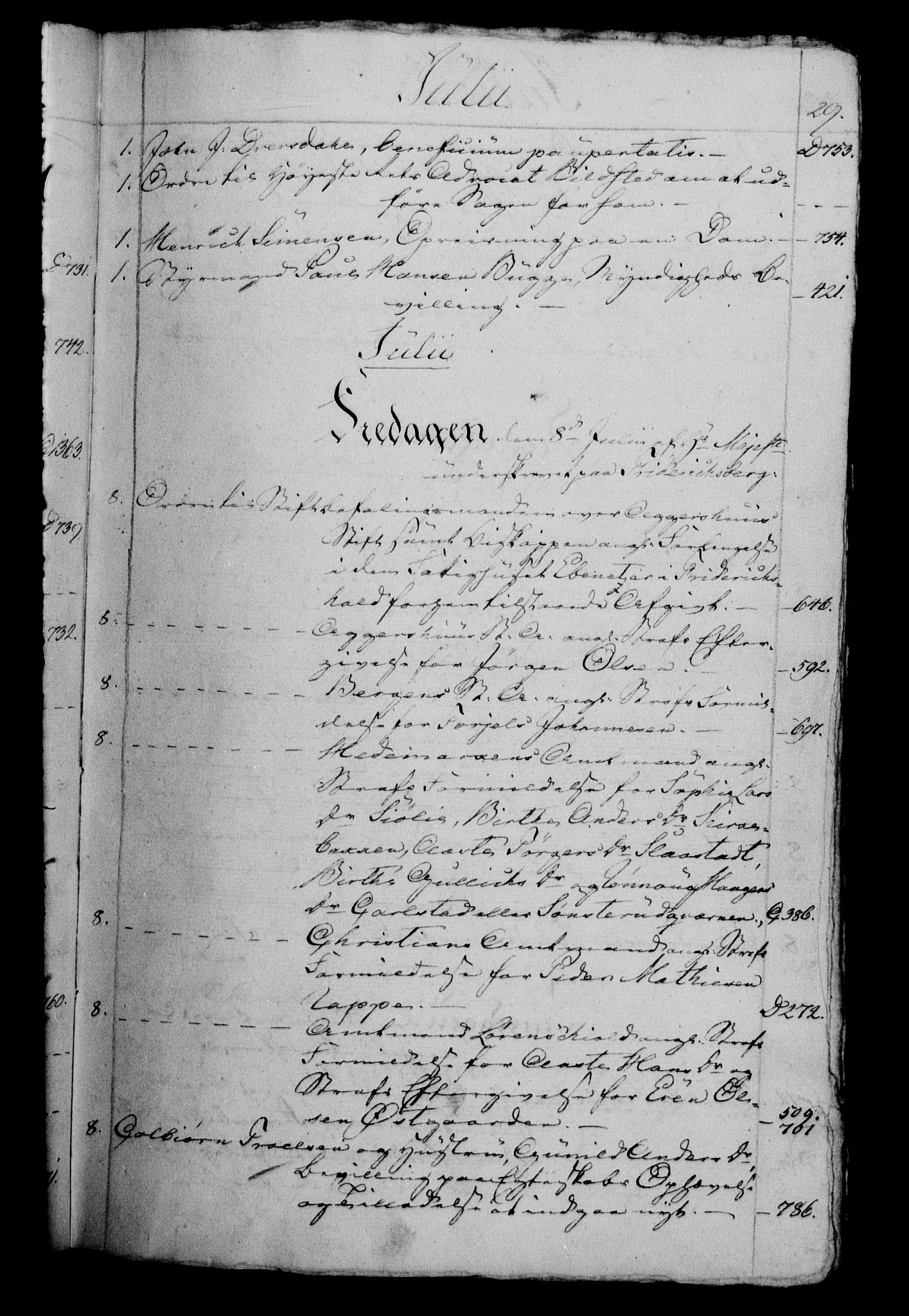 Danske Kanselli 1800-1814, RA/EA-3024/H/Hf/Hfb/Hfbc/L0004: Underskrivelsesbok m. register, 1803, p. 29