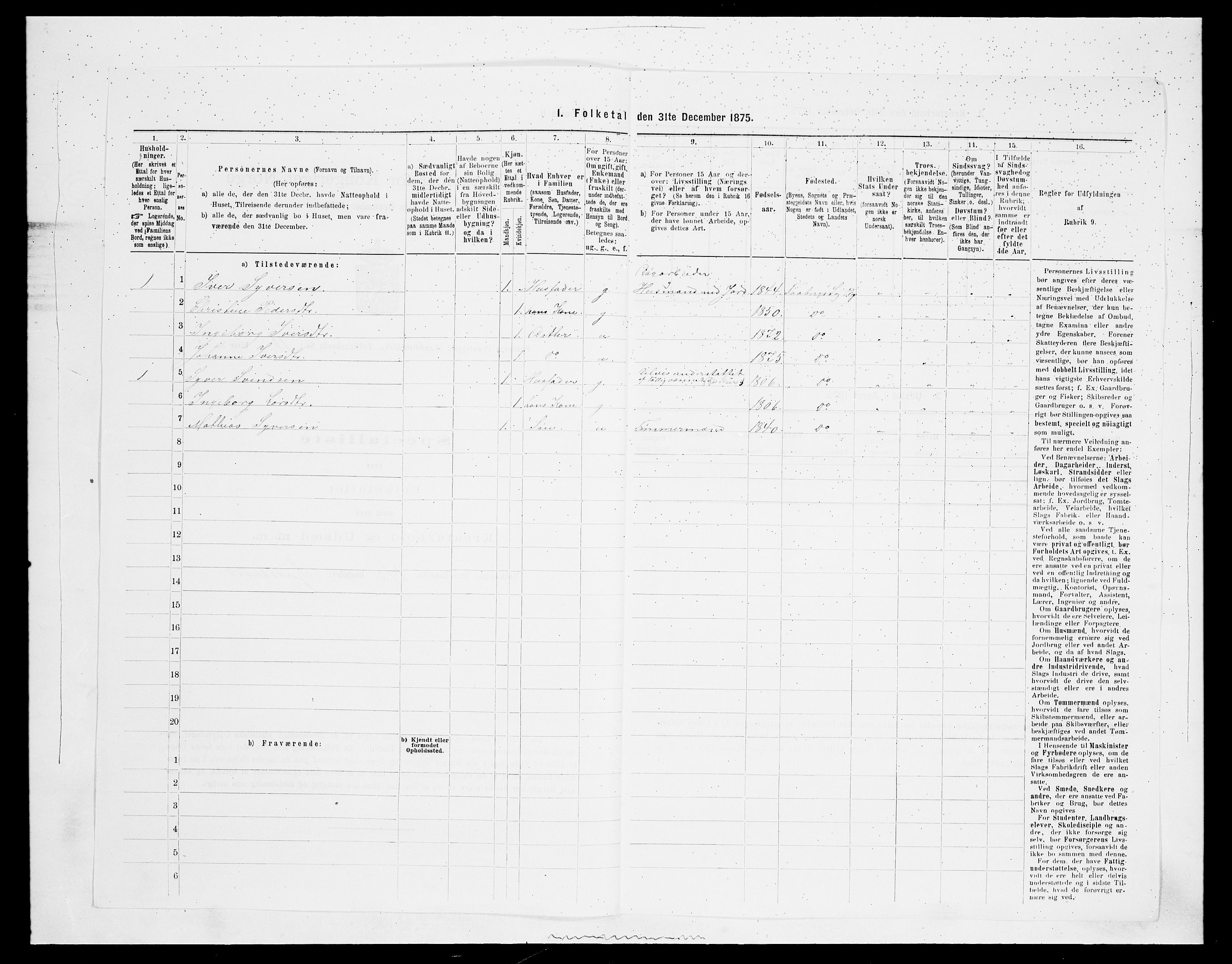 SAH, 1875 census for 0524L Fåberg/Fåberg og Lillehammer, 1875, p. 1329