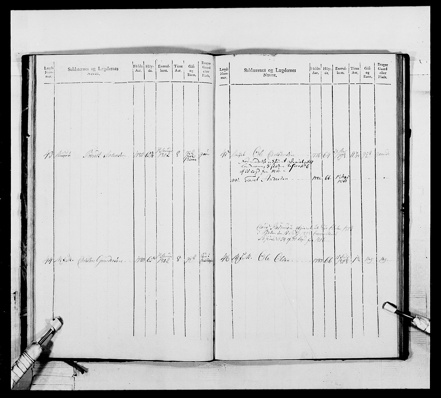 Generalitets- og kommissariatskollegiet, Det kongelige norske kommissariatskollegium, AV/RA-EA-5420/E/Eh/L0111: Vesterlenske nasjonale infanteriregiment, 1810, p. 65