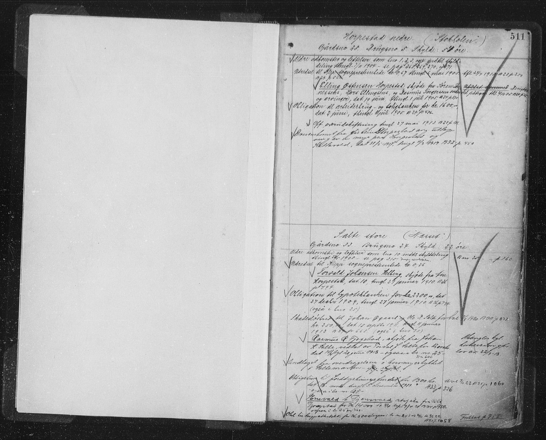 Jæren sorenskriveri, SAST/A-100310/01/4/41/41ABG/L0002B: Mortgage register no. 41 ABG2, 1921, p. 510-511