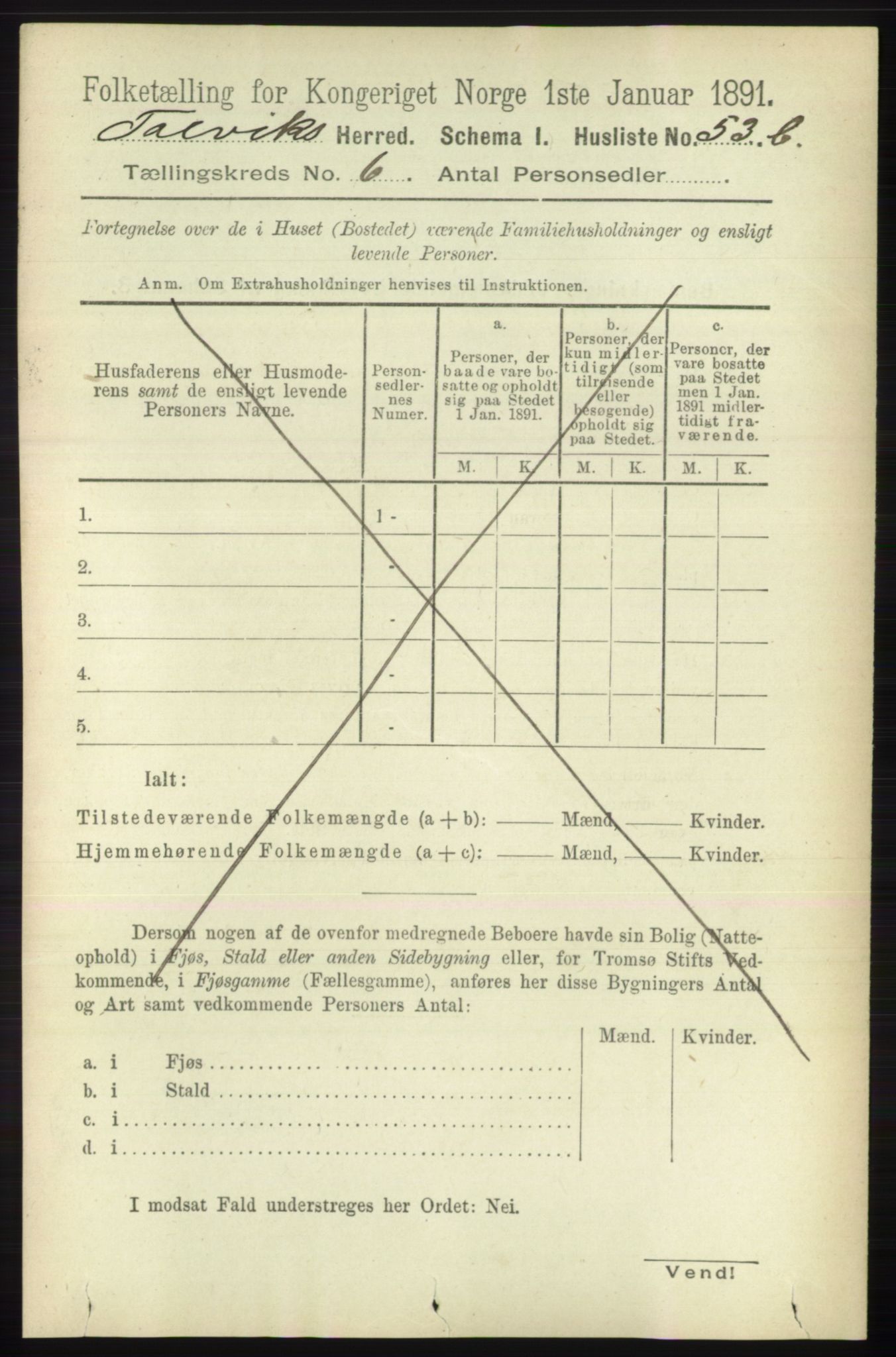 RA, 1891 census for 2013 Talvik, 1891, p. 1607