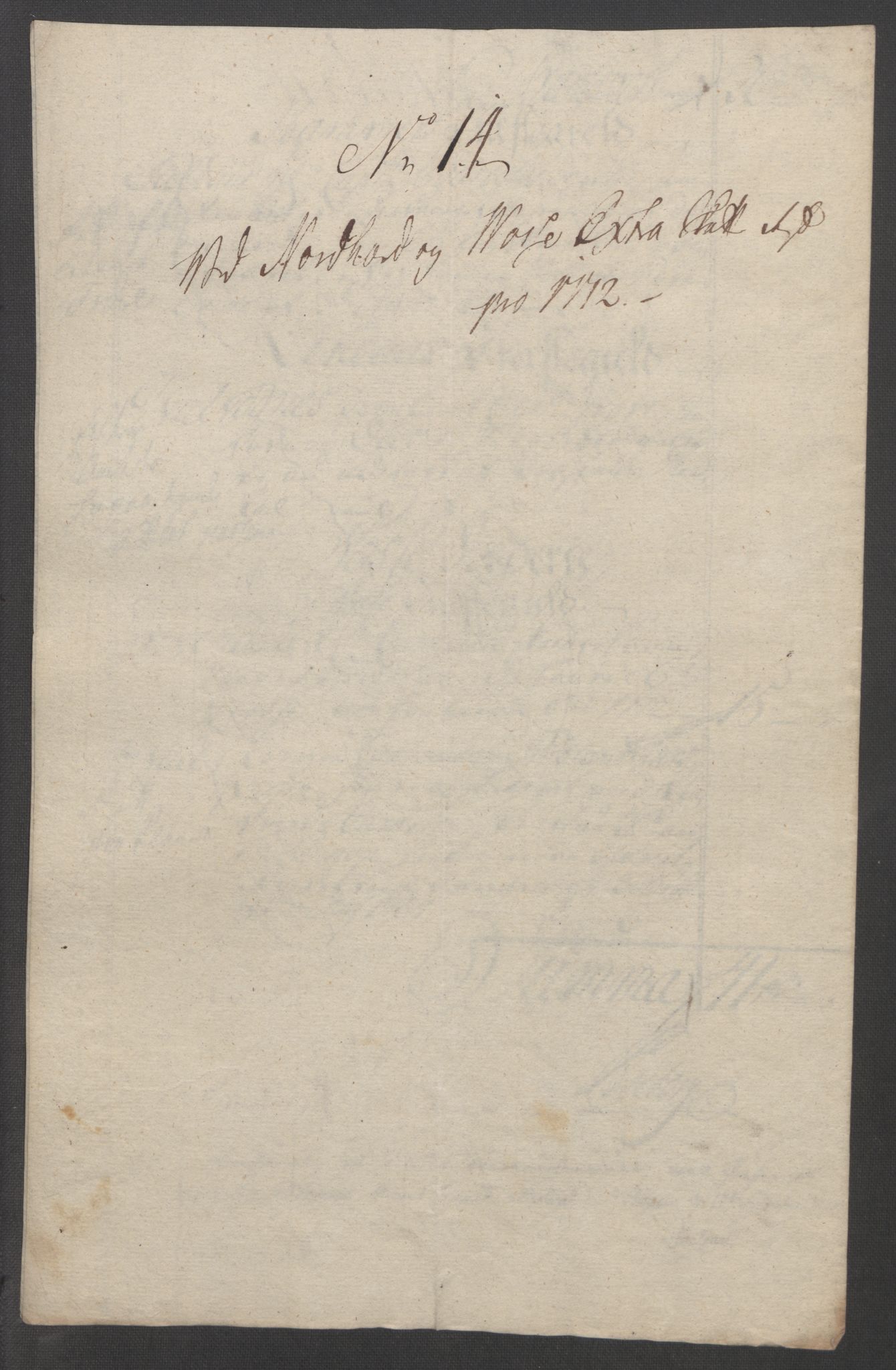 Rentekammeret inntil 1814, Reviderte regnskaper, Fogderegnskap, RA/EA-4092/R51/L3303: Ekstraskatten Nordhordland og Voss, 1762-1772, p. 703