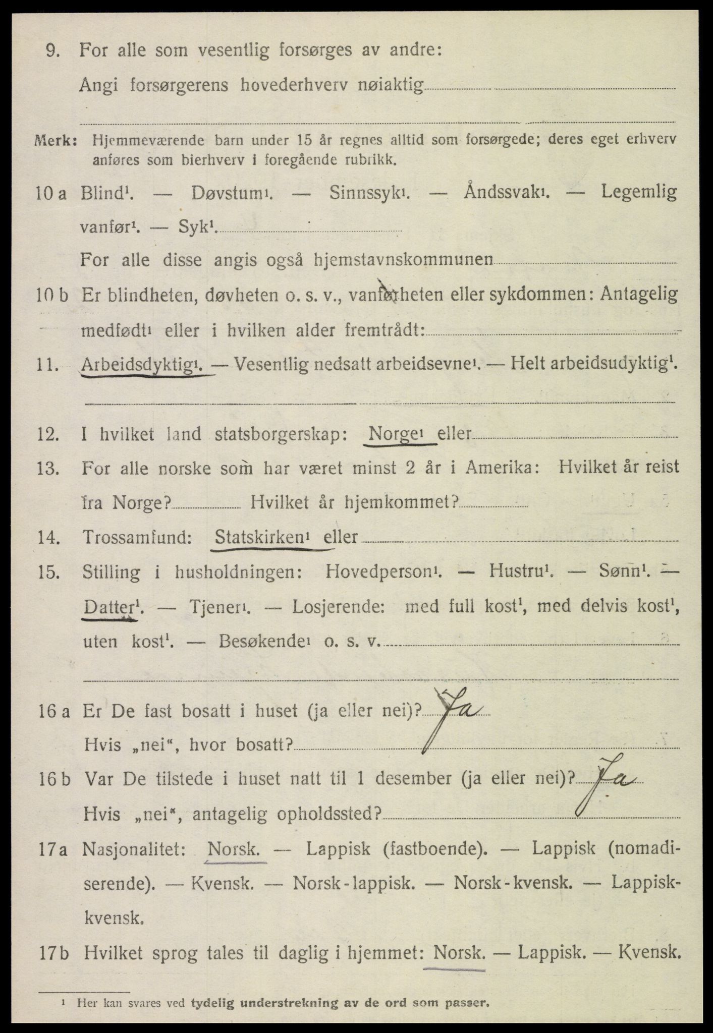 SAT, 1920 census for Skatval, 1920, p. 3512