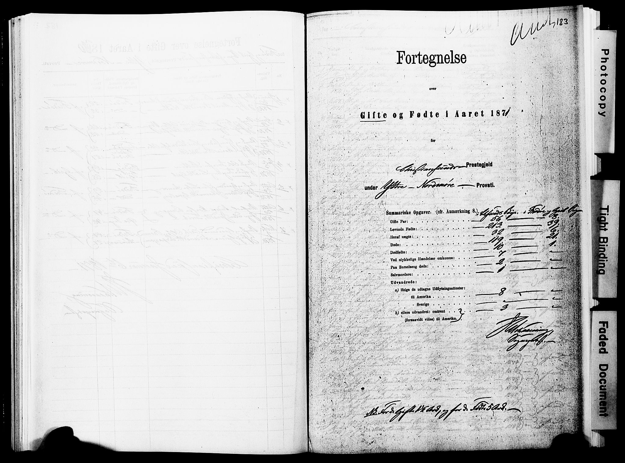 Ministerialprotokoller, klokkerbøker og fødselsregistre - Møre og Romsdal, SAT/A-1454/572/L0857: Parish register (official) no. 572D01, 1866-1872, p. 183