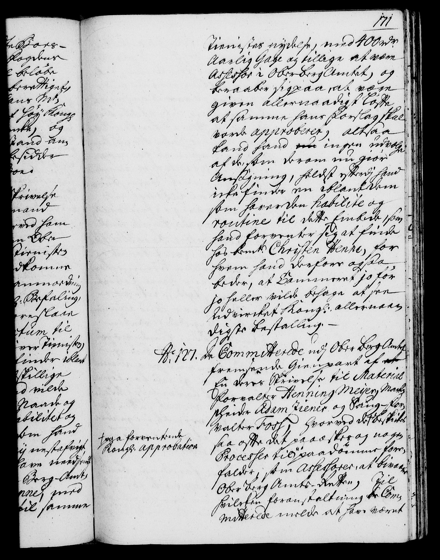 Rentekammeret, Kammerkanselliet, RA/EA-3111/G/Gh/Gha/L0020: Norsk ekstraktmemorialprotokoll (merket RK 53.65), 1738-1739, p. 171