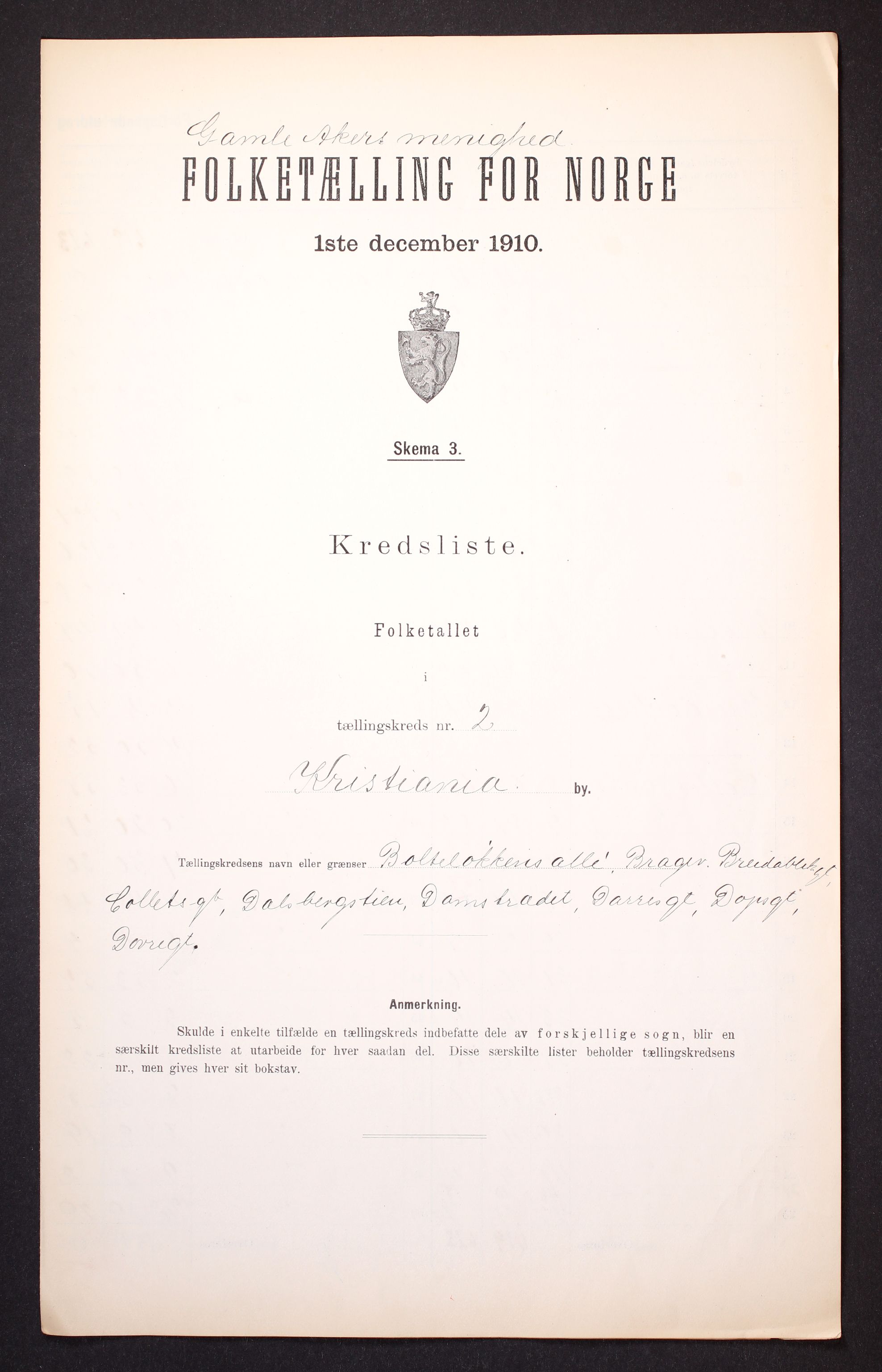 RA, 1910 census for Kristiania, 1910, p. 346