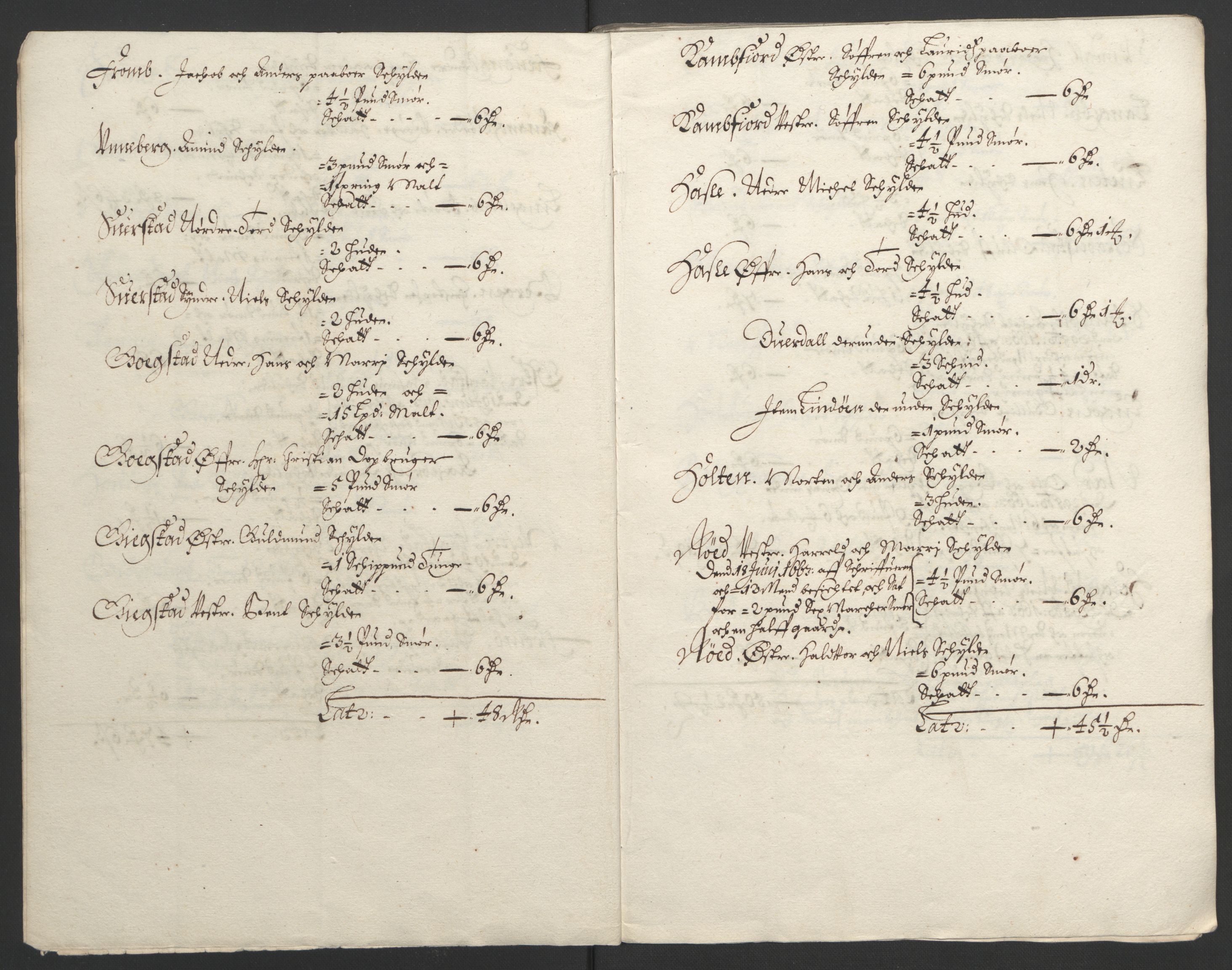 Rentekammeret inntil 1814, Reviderte regnskaper, Fogderegnskap, AV/RA-EA-4092/R33/L1963: Fogderegnskap Larvik grevskap, 1662-1664, p. 93