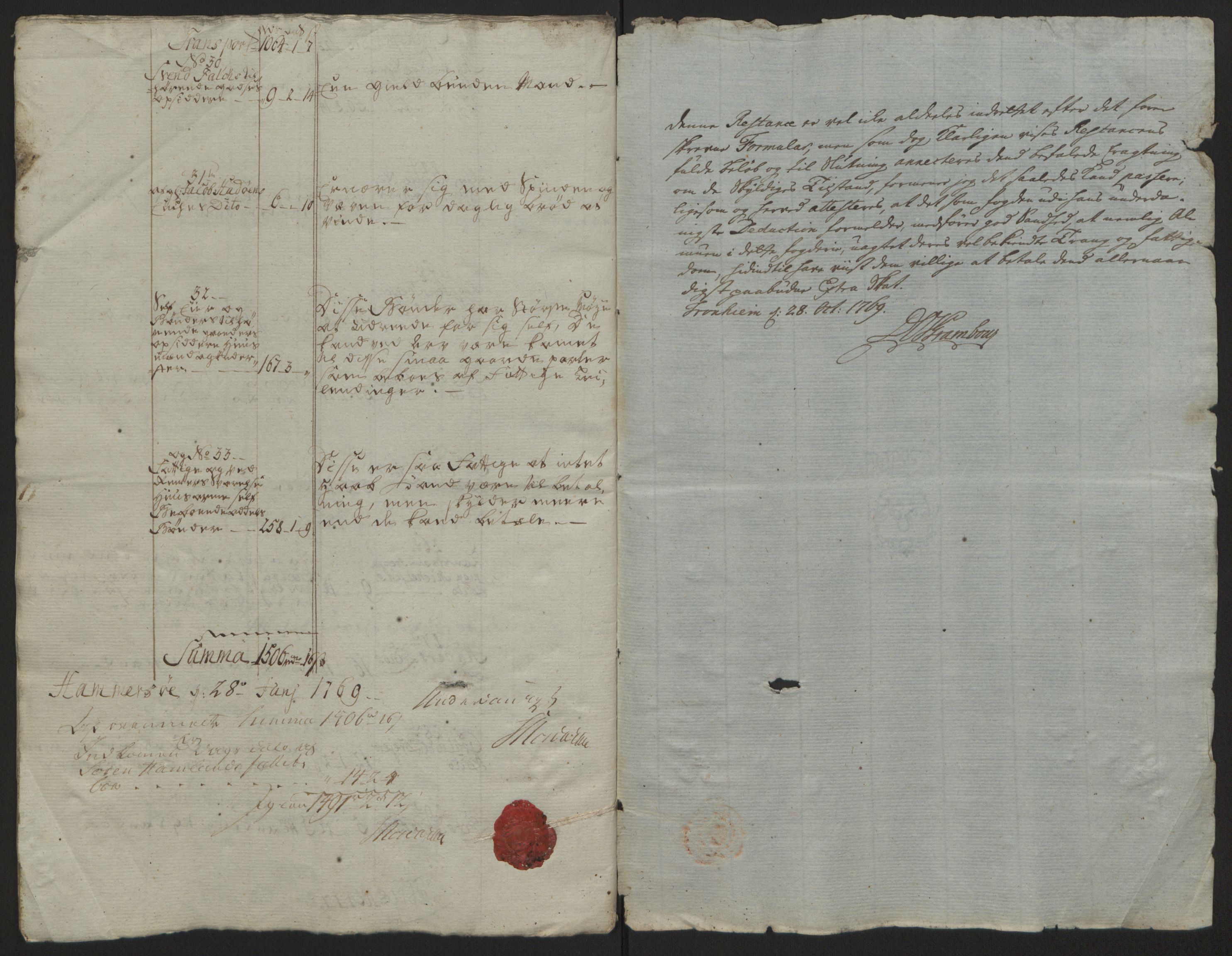 Rentekammeret inntil 1814, Reviderte regnskaper, Fogderegnskap, RA/EA-4092/R64/L4502: Ekstraskatten Namdal, 1762-1772, p. 300