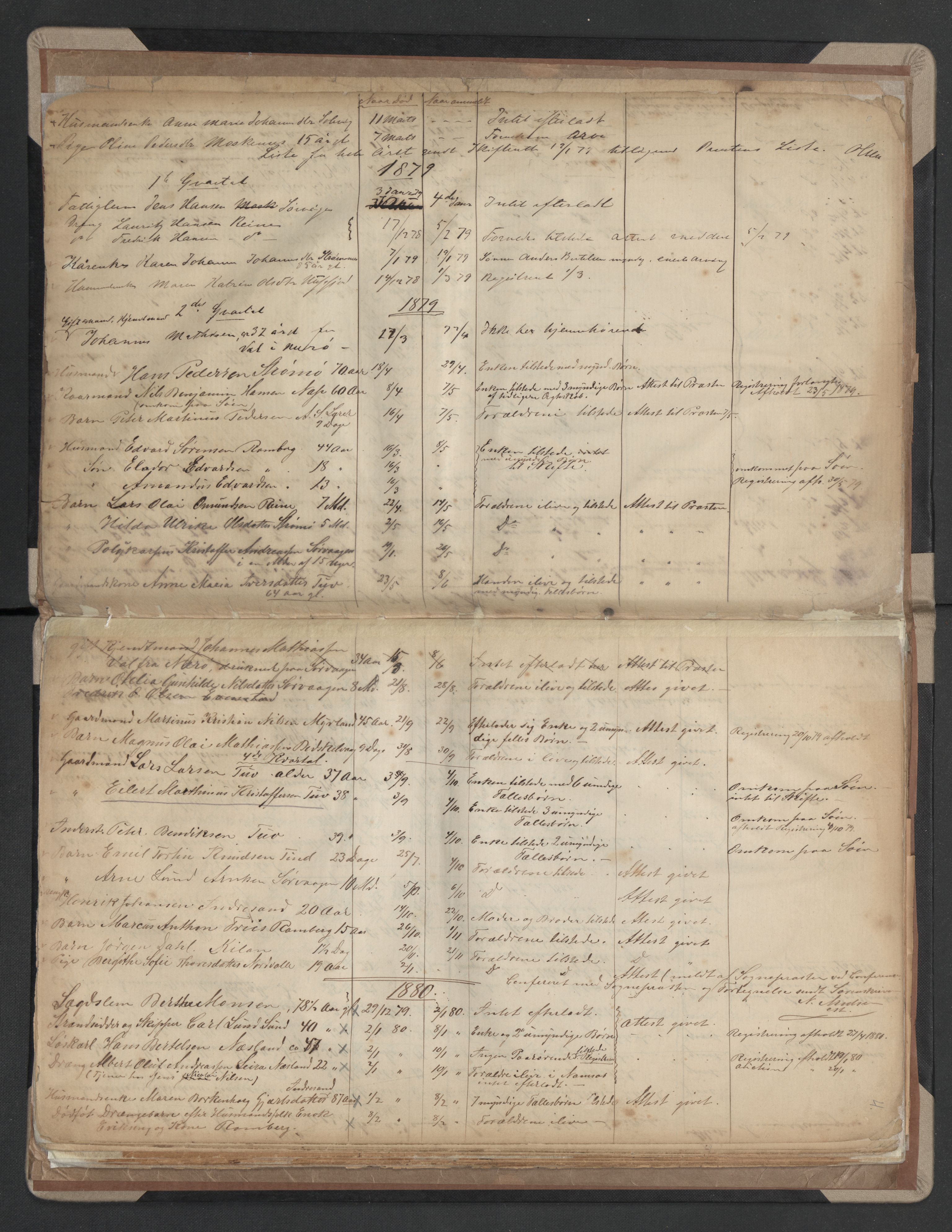 Flakstad og Moskenes lensmannskontor, AV/SAT-A-5685/1/02/L0001: 2.01.01 - Dødsfallsprotokoll, 1875-1903