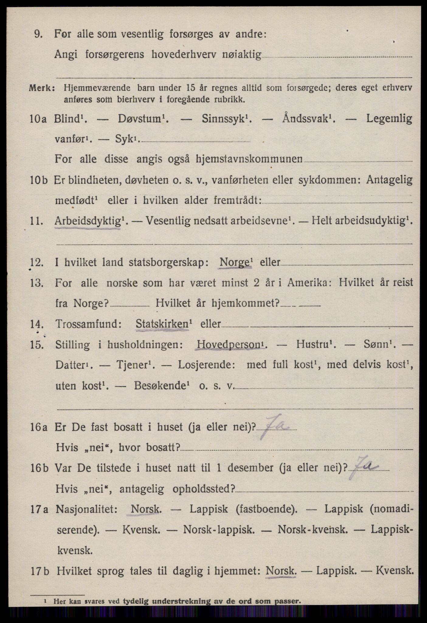 SAT, 1920 census for Selbu, 1920, p. 7859