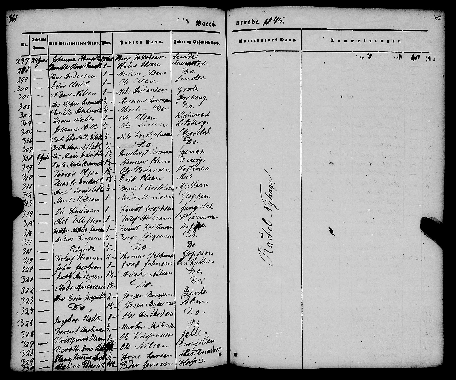 Gloppen sokneprestembete, AV/SAB-A-80101/H/Haa/Haaa/L0008: Parish register (official) no. A 8, 1837-1855, p. 361