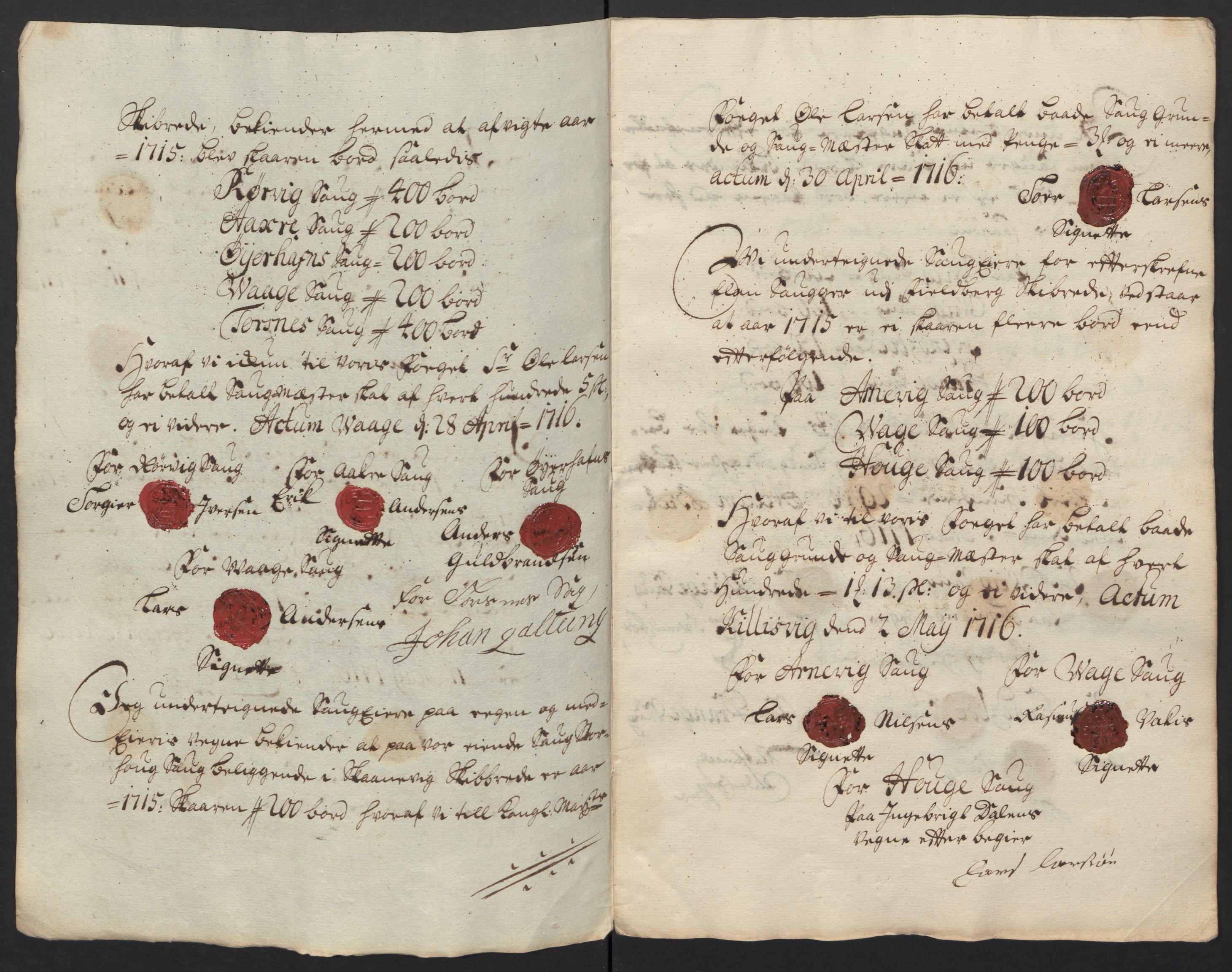 Rentekammeret inntil 1814, Reviderte regnskaper, Fogderegnskap, AV/RA-EA-4092/R48/L2991: Fogderegnskap Sunnhordland og Hardanger, 1715, p. 54