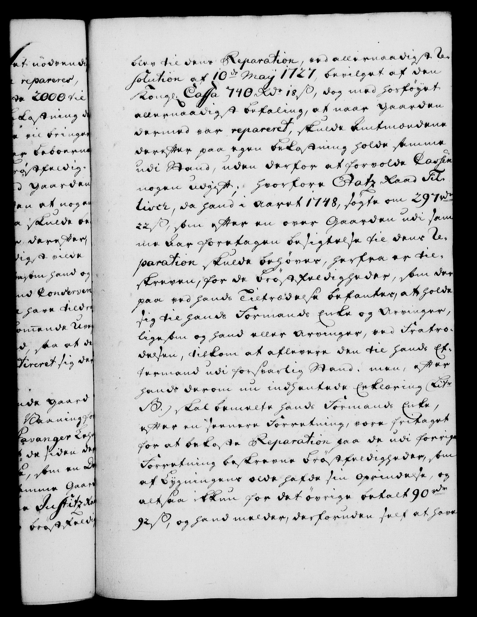 Rentekammeret, Kammerkanselliet, RA/EA-3111/G/Gf/Gfa/L0037: Norsk relasjons- og resolusjonsprotokoll (merket RK 52.37), 1755, p. 492