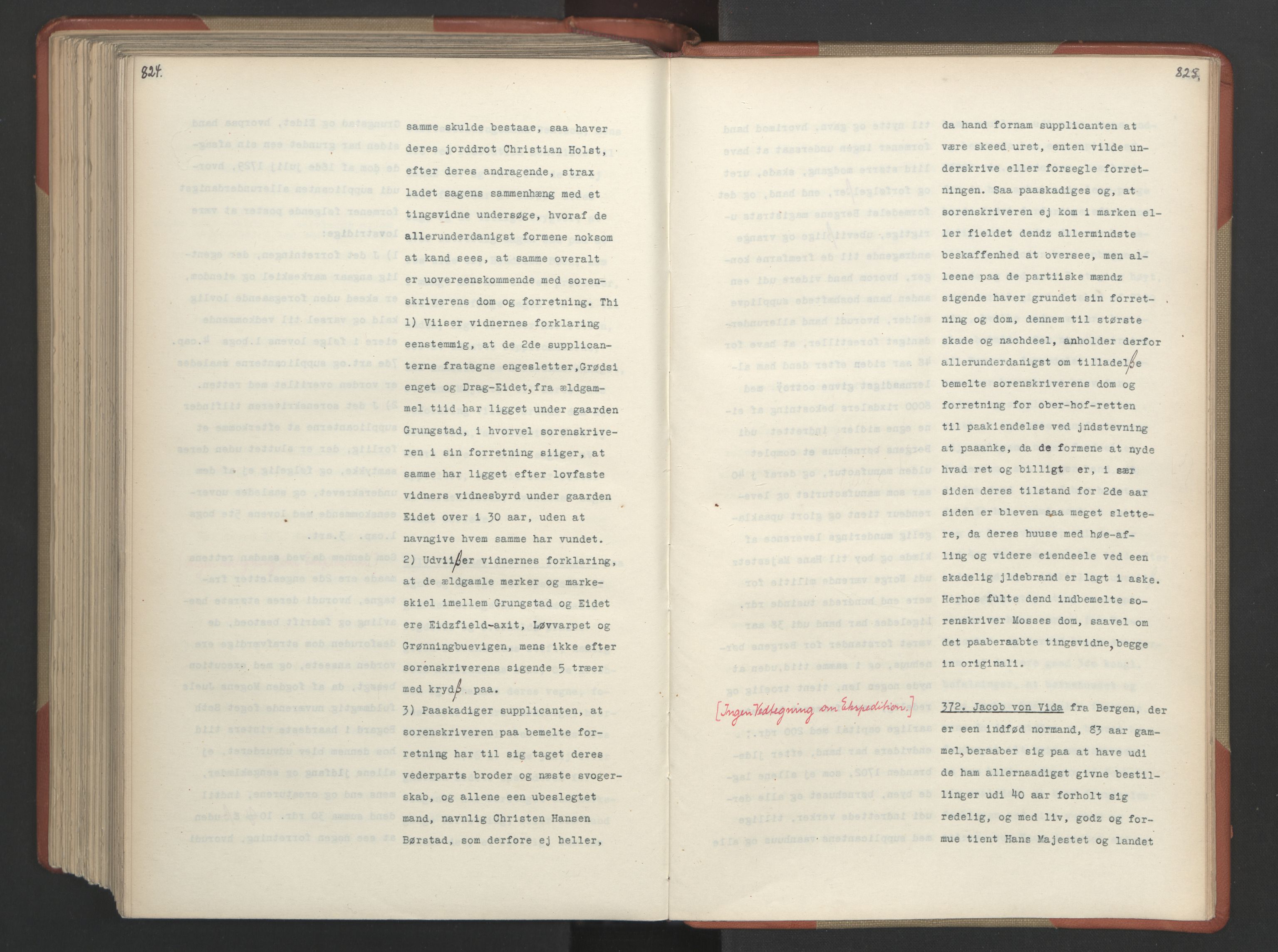 Avskriftsamlingen, AV/RA-EA-4022/F/Fa/L0097: Supplikker mottatt under Norgesreisen, 1733, p. 416