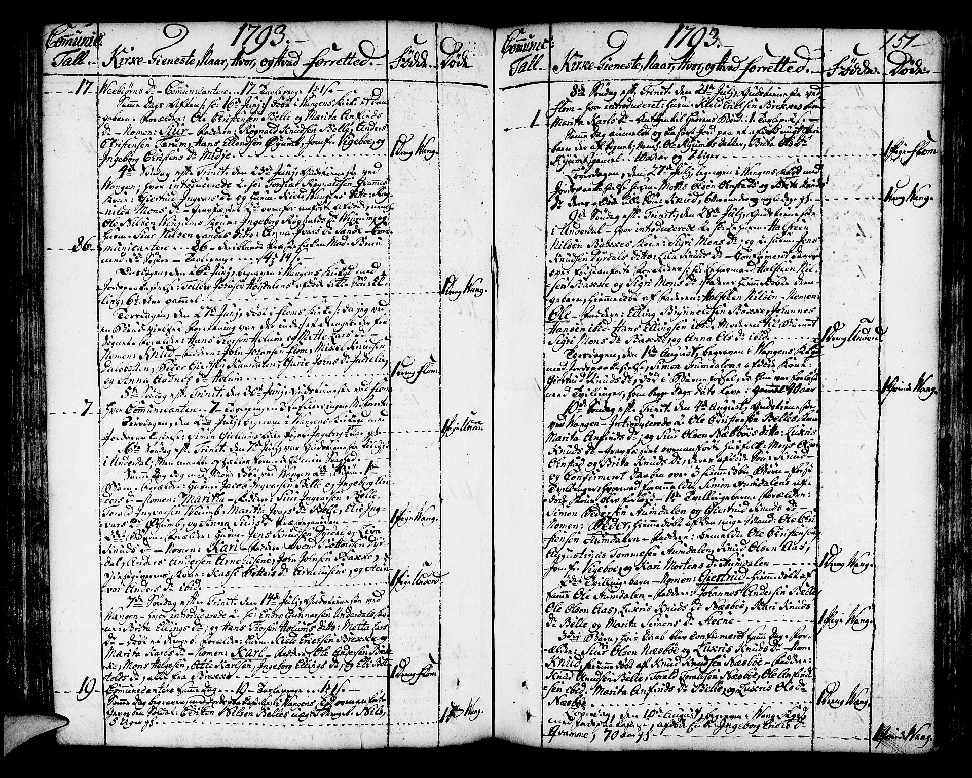 Aurland sokneprestembete, AV/SAB-A-99937/H/Ha/Haa/L0004: Parish register (official) no. A 4, 1756-1801, p. 151