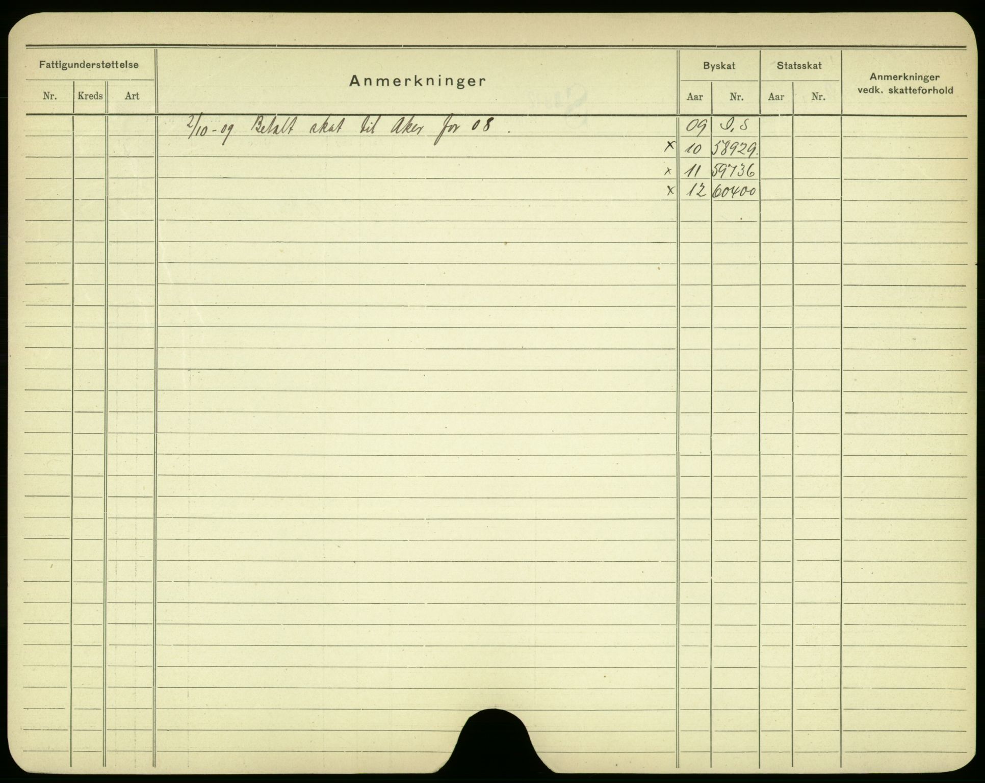 Oslo folkeregister, Registerkort, SAO/A-11715/F/Fa/Fac/L0005: Menn, 1906-1914, p. 398b