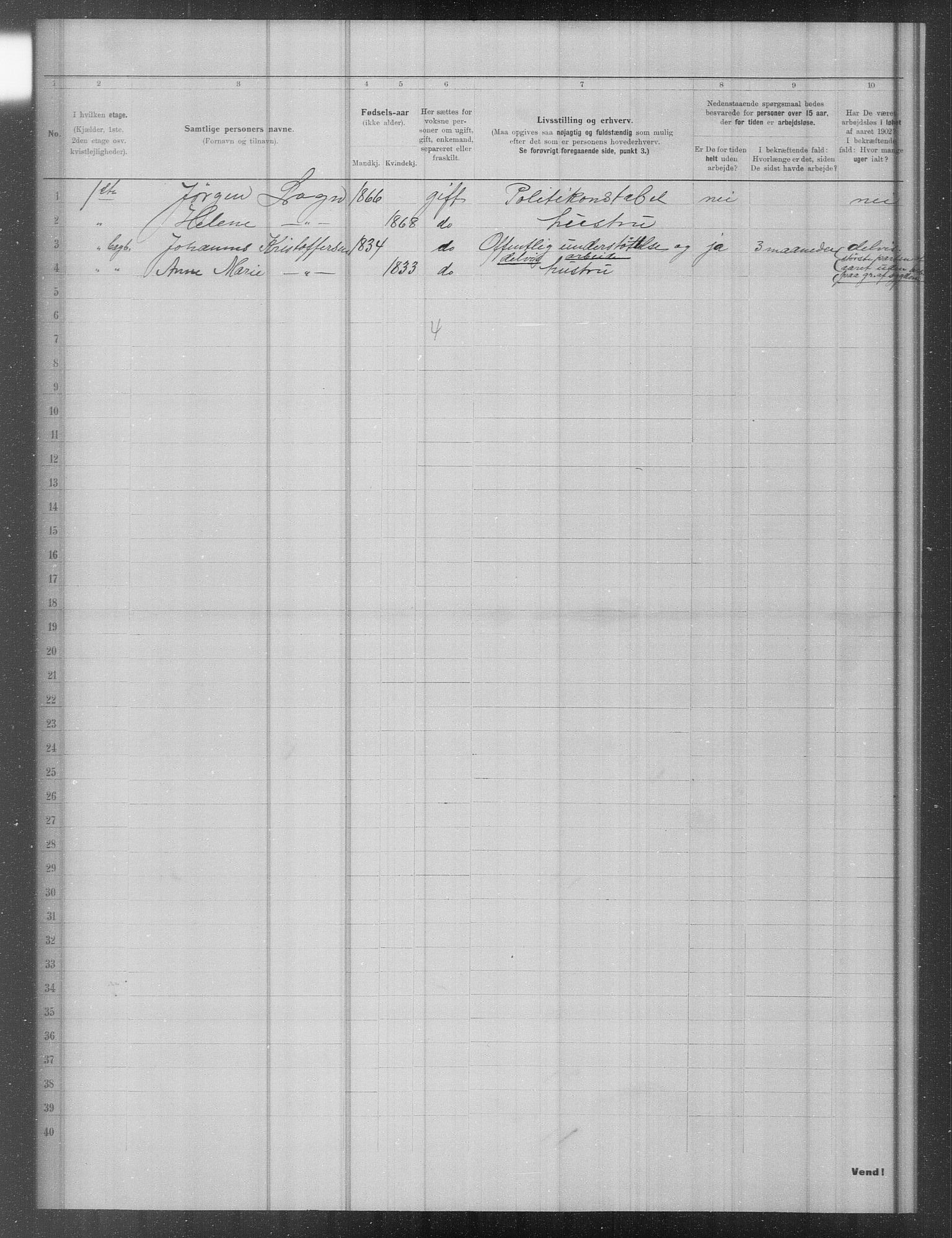 OBA, Municipal Census 1902 for Kristiania, 1902, p. 16235