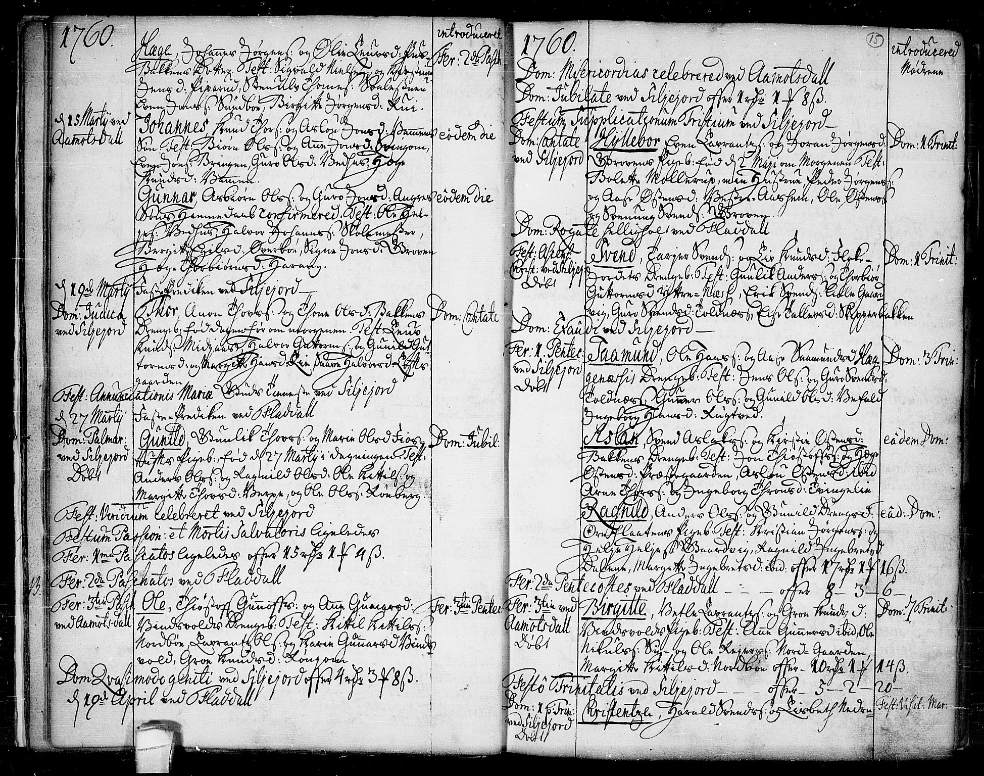 Seljord kirkebøker, SAKO/A-20/F/Fa/L0007: Parish register (official) no. I 7, 1755-1800, p. 15
