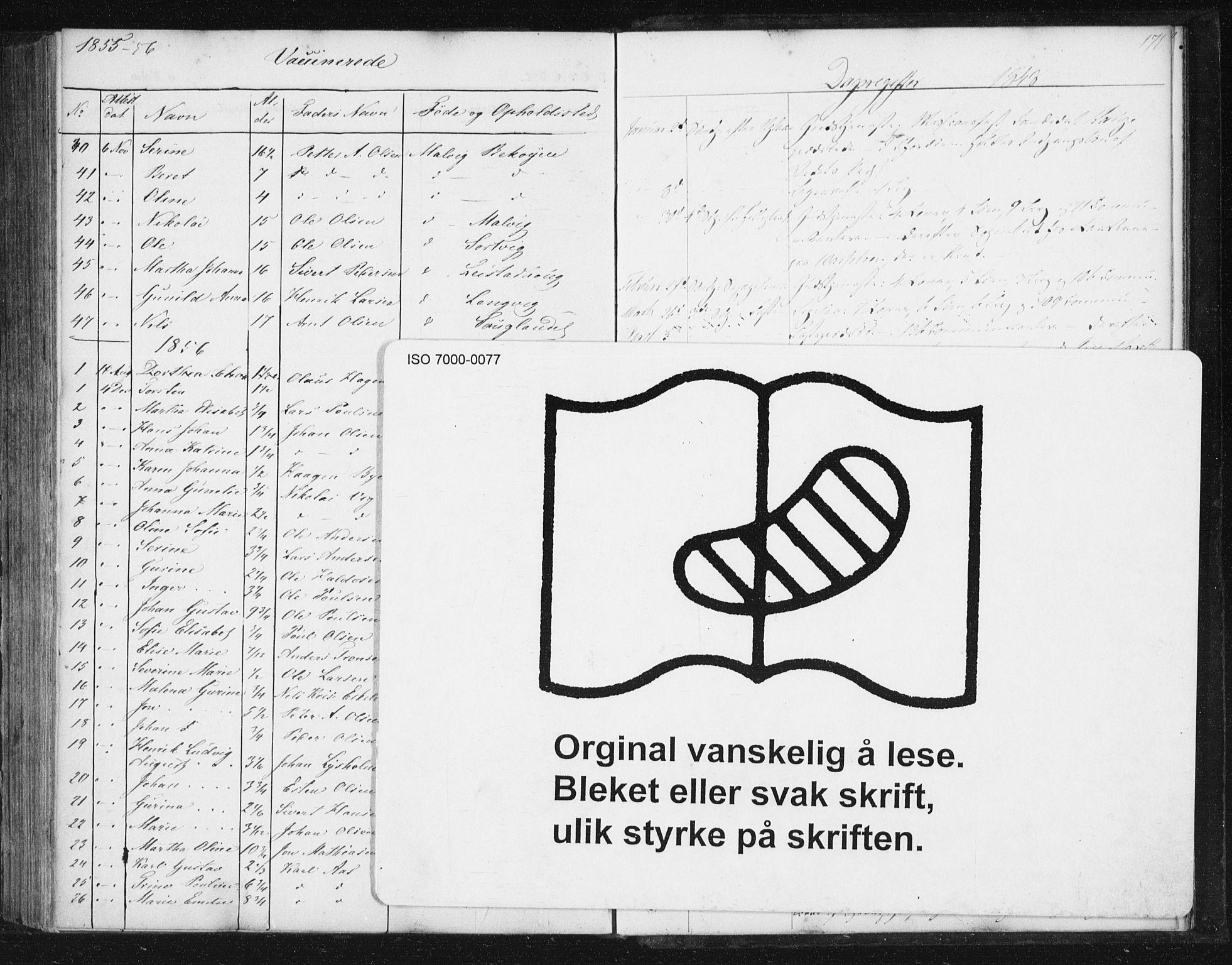 Ministerialprotokoller, klokkerbøker og fødselsregistre - Sør-Trøndelag, AV/SAT-A-1456/616/L0407: Parish register (official) no. 616A04, 1848-1856, p. 171