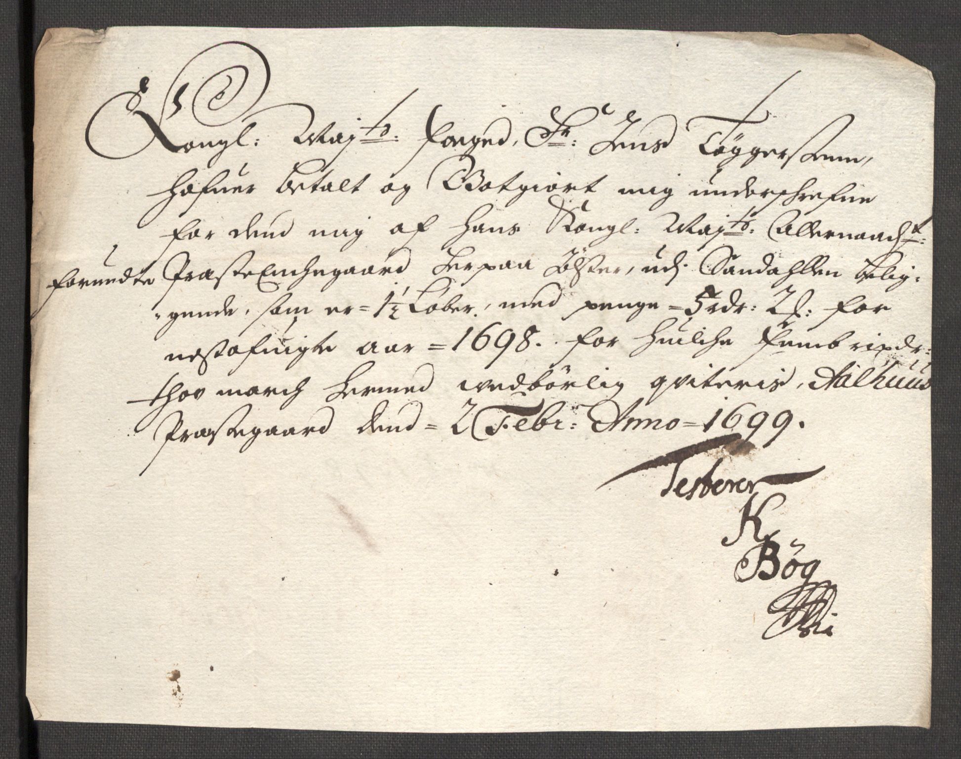 Rentekammeret inntil 1814, Reviderte regnskaper, Fogderegnskap, AV/RA-EA-4092/R53/L3423: Fogderegnskap Sunn- og Nordfjord, 1697-1698, p. 356