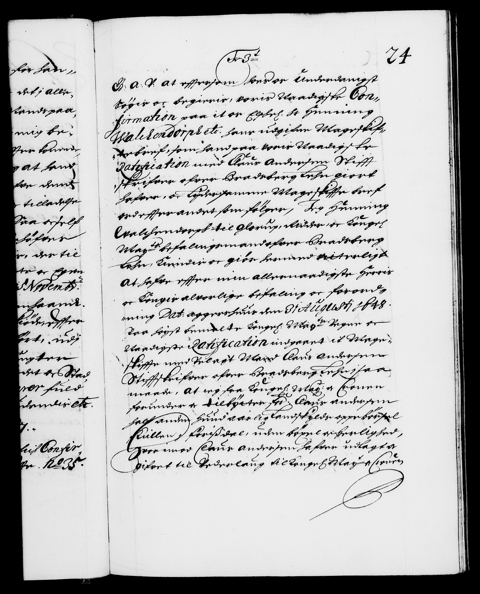 Danske Kanselli 1572-1799, RA/EA-3023/F/Fc/Fca/Fcaa/L0009: Norske registre (mikrofilm), 1657-1660, p. 24a