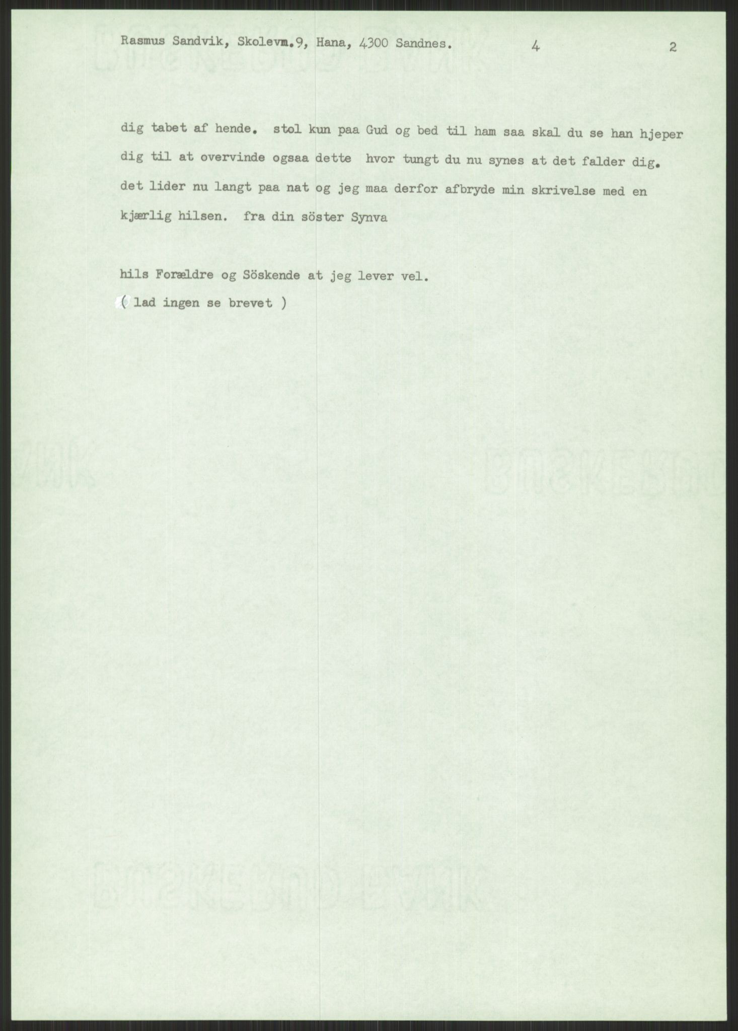 Samlinger til kildeutgivelse, Amerikabrevene, AV/RA-EA-4057/F/L0032: Innlån fra Hordaland: Nesheim - Øverland, 1838-1914, p. 551