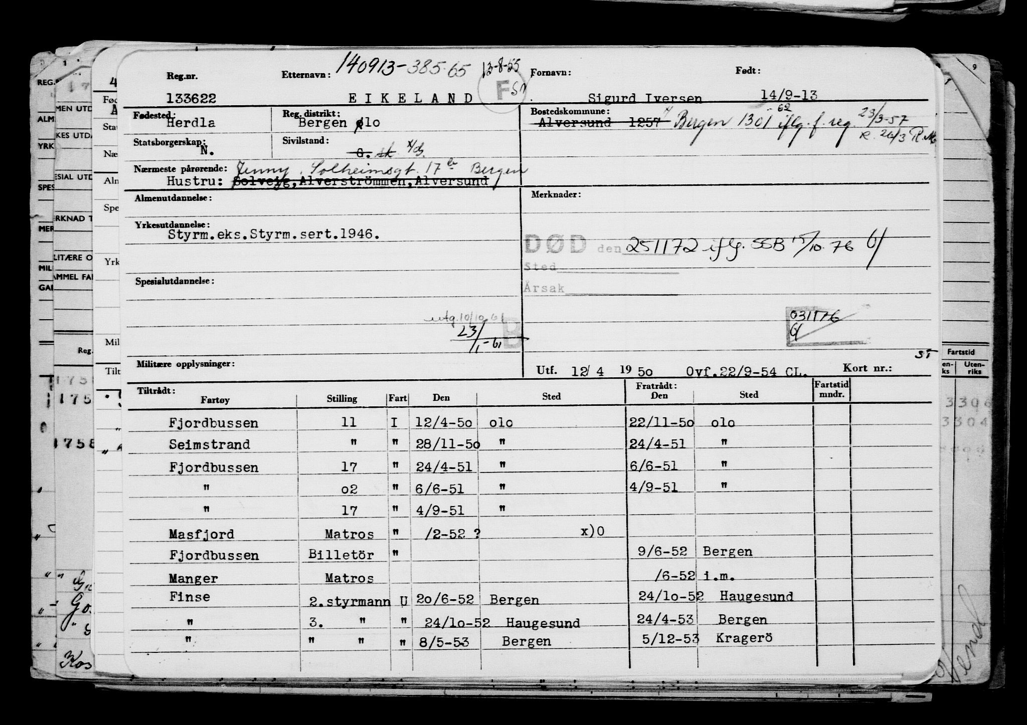 Direktoratet for sjømenn, AV/RA-S-3545/G/Gb/L0115: Hovedkort, 1913, p. 217