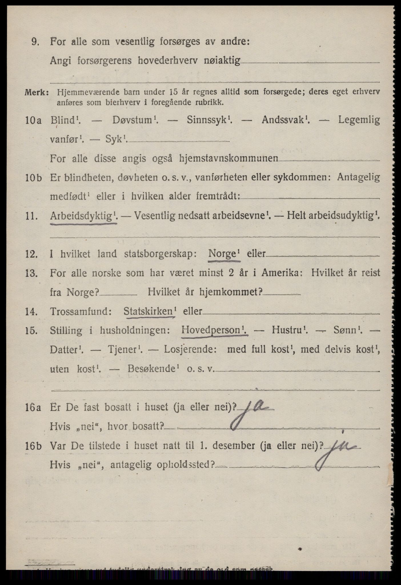 SAT, 1920 census for Haram, 1920, p. 2838