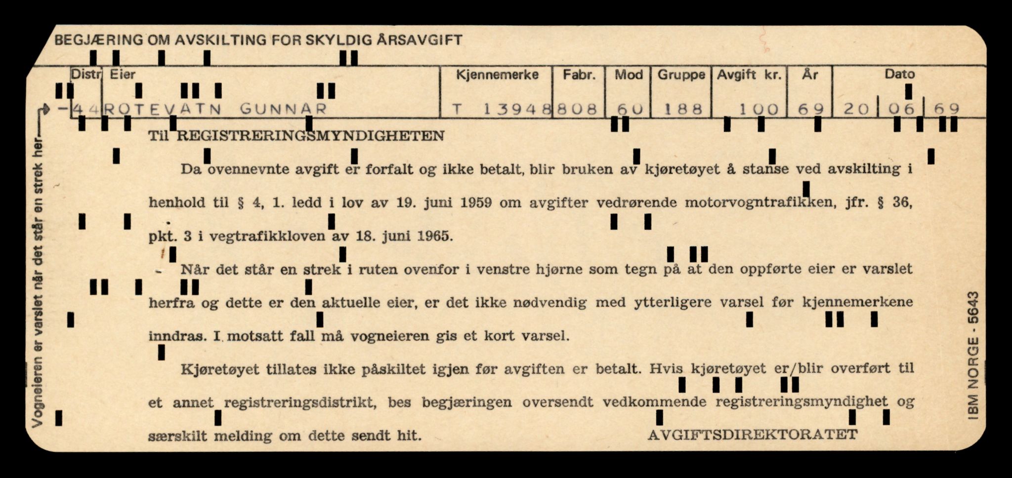 Møre og Romsdal vegkontor - Ålesund trafikkstasjon, AV/SAT-A-4099/F/Fe/L0042: Registreringskort for kjøretøy T 13906 - T 14079, 1927-1998, p. 703