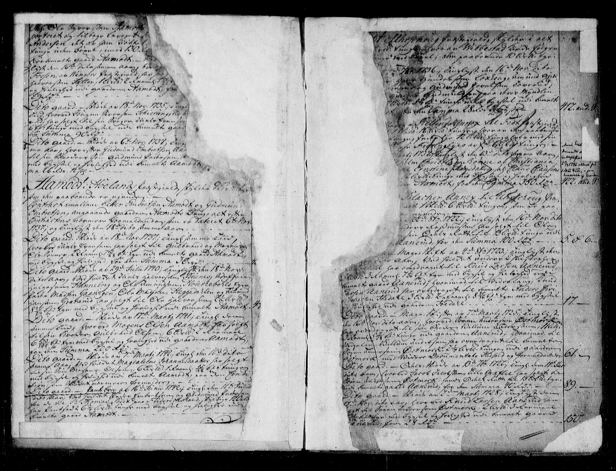 Nedre Romerike sorenskriveri, SAO/A-10469/G/Ga/Gaa/L0003: Mortgage register no. I 3, 1722-1742, p. 2