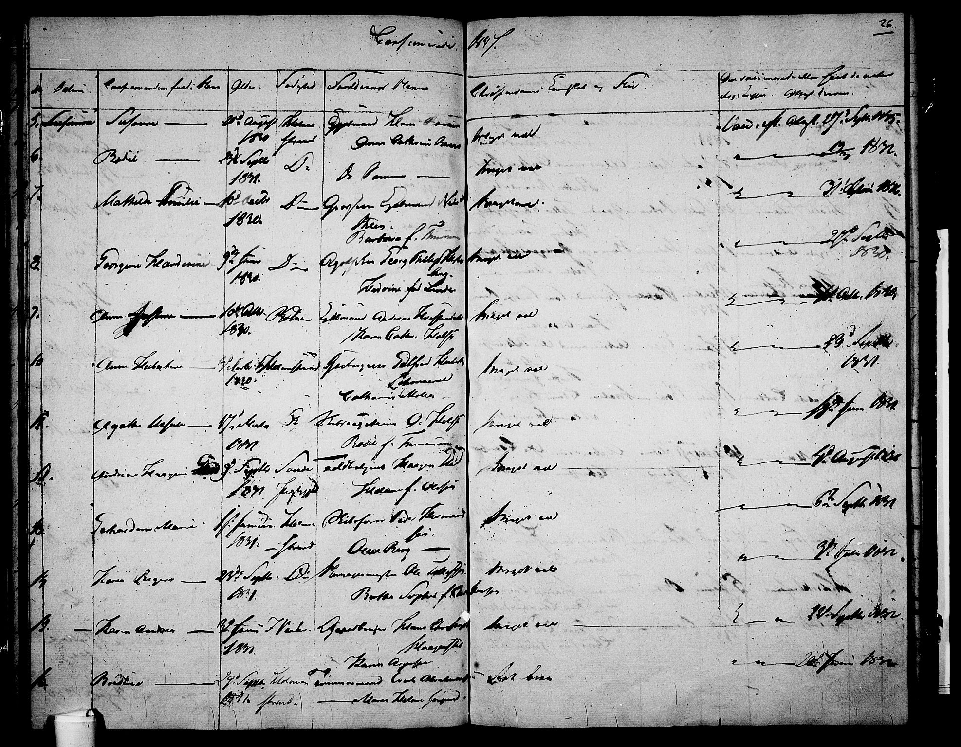 Holmestrand kirkebøker, AV/SAKO-A-346/G/Ga/L0002: Parish register (copy) no. 2, 1846-1849, p. 26