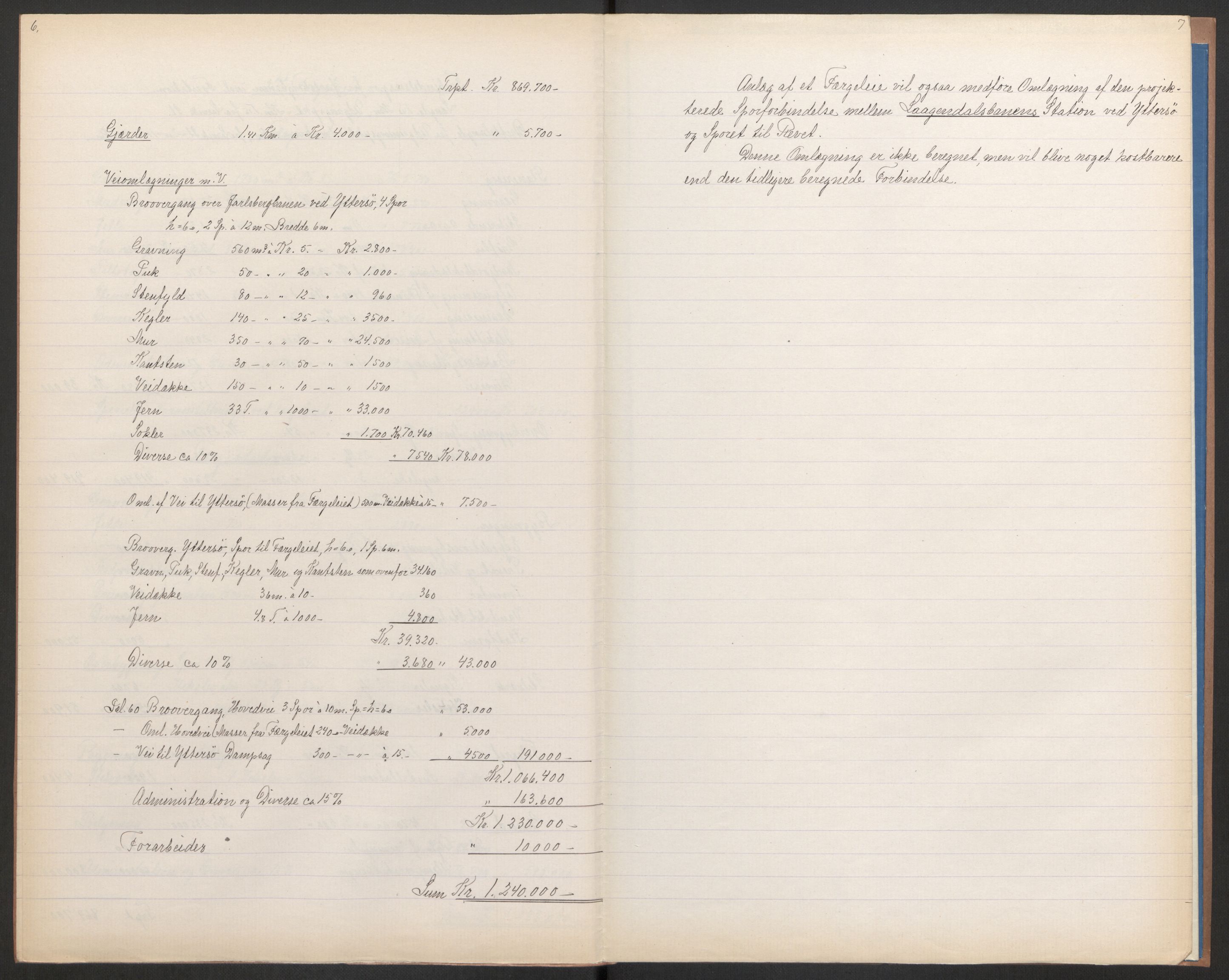 Norges Statsbaner, Baneavdelingen B, AV/RA-S-1619/1/F/Fa/L0042: NORGE-JYLLAND, 1920, p. 257